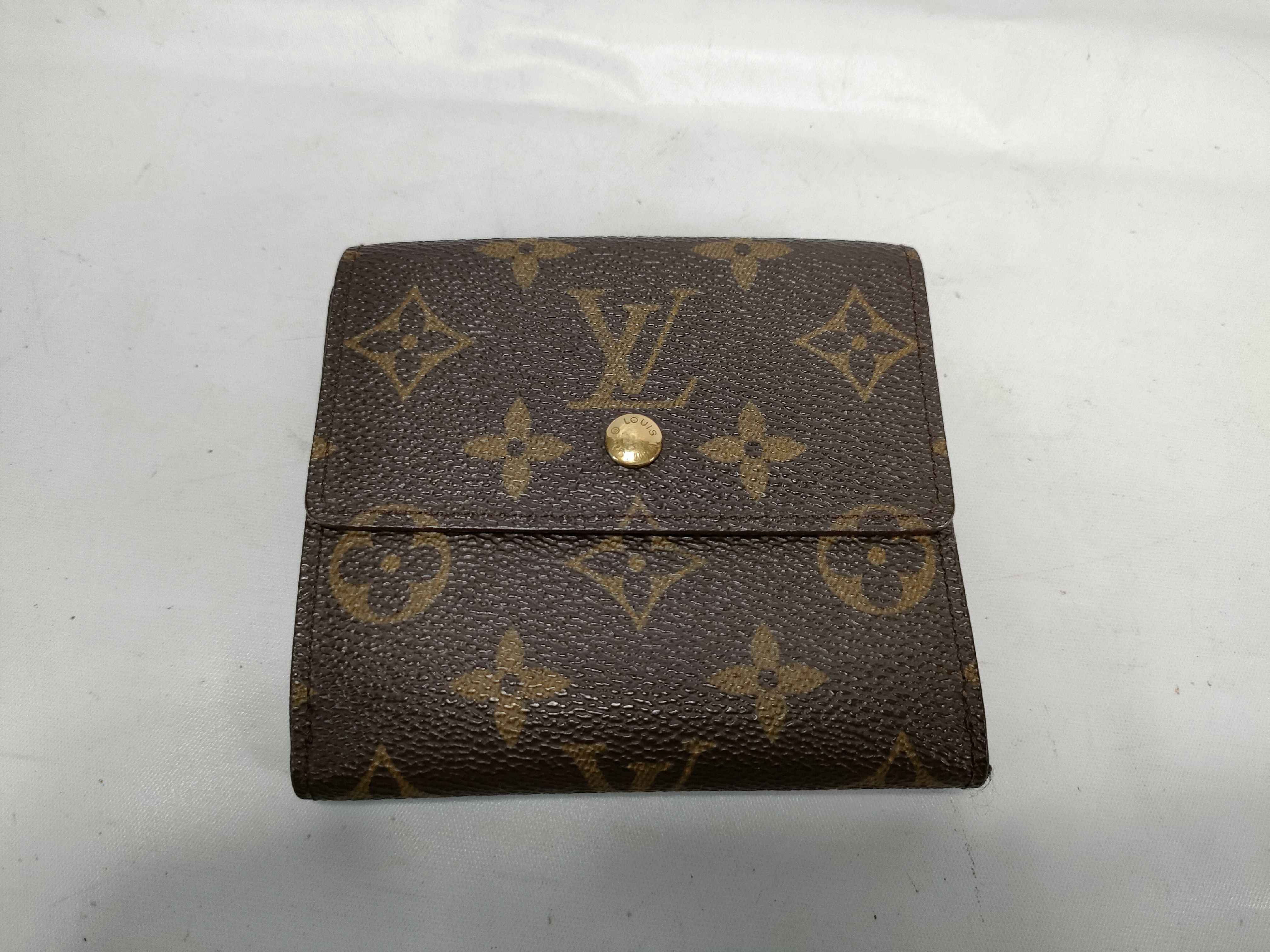 Monogram M61654 Portefeuille Elise Double Snap Wallet