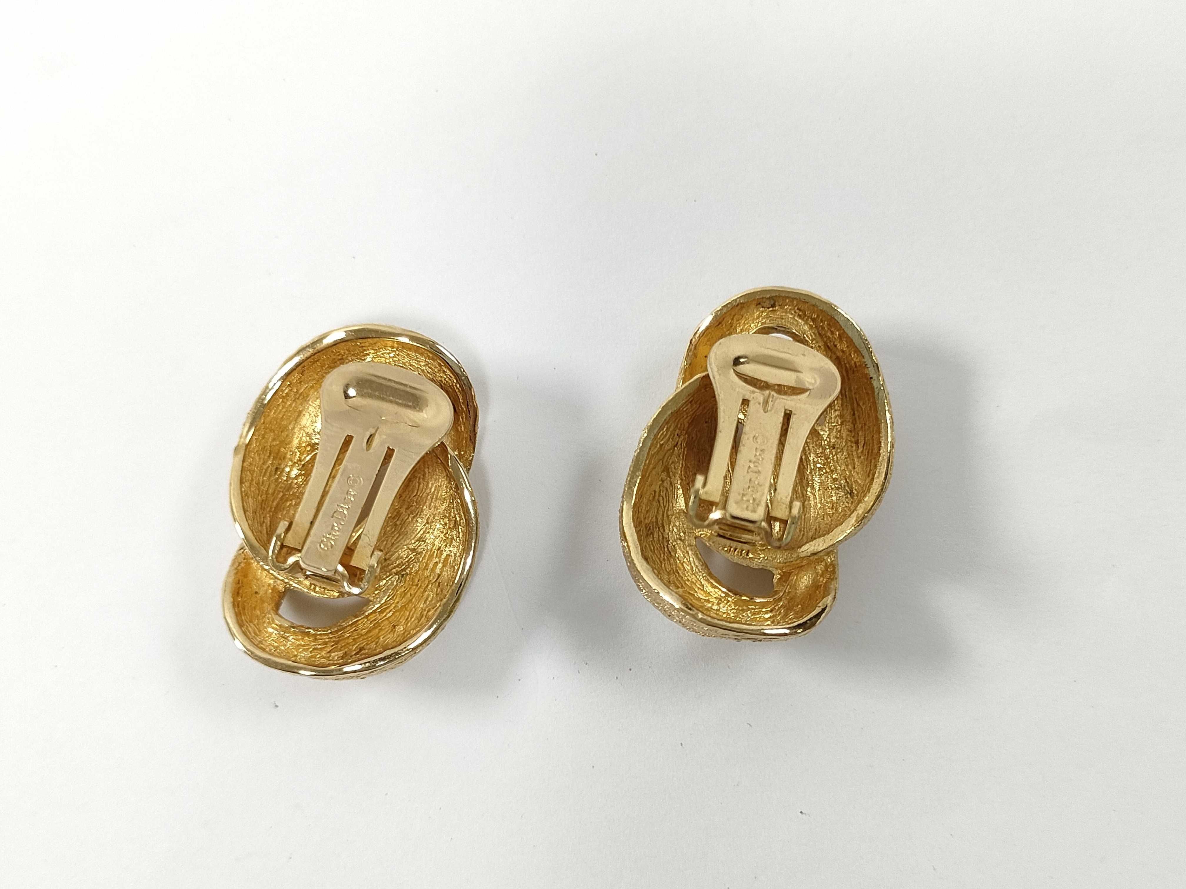 Vintage Gold Earrings — view 2