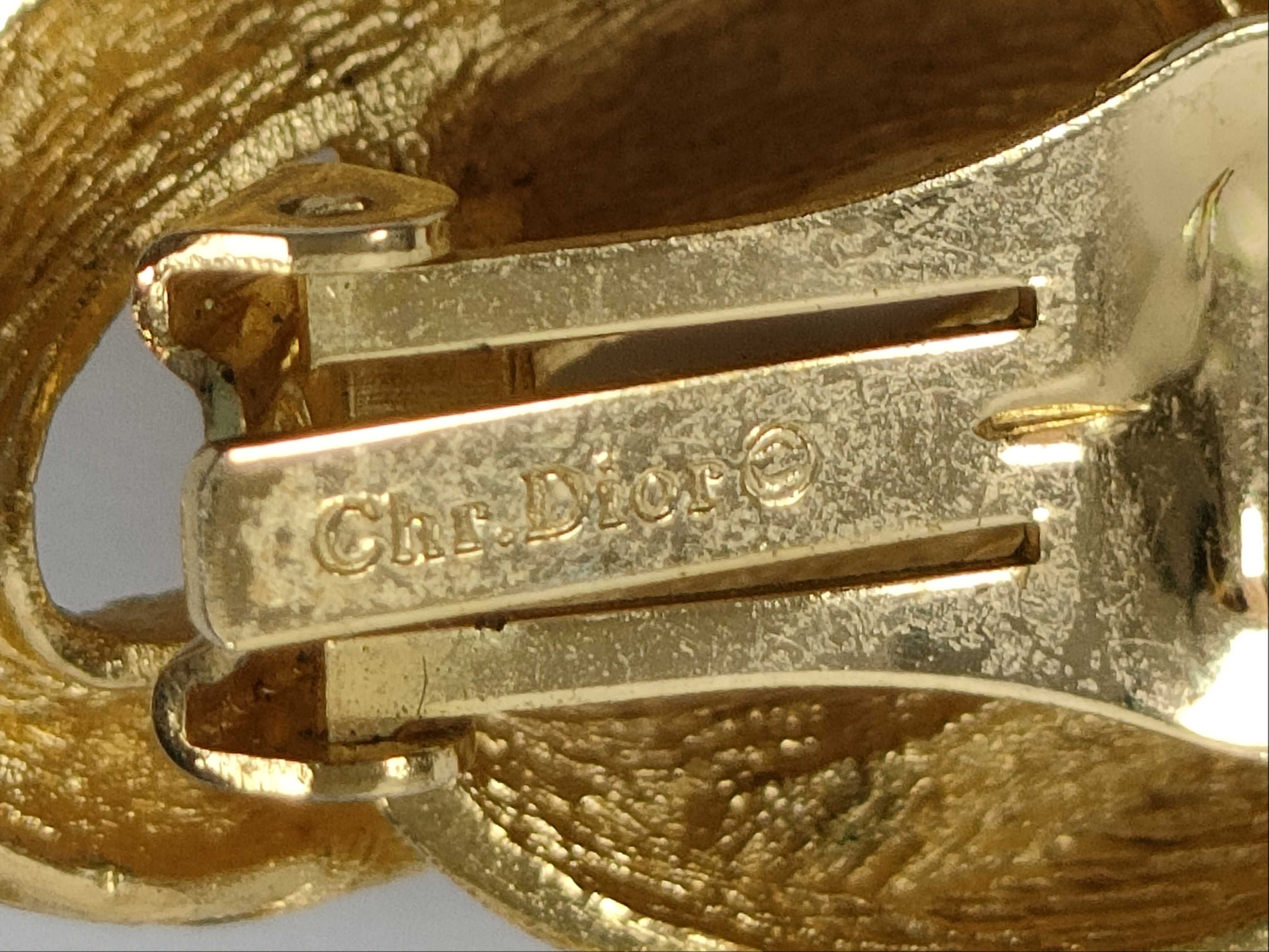 Vintage Gold Earrings — view 4