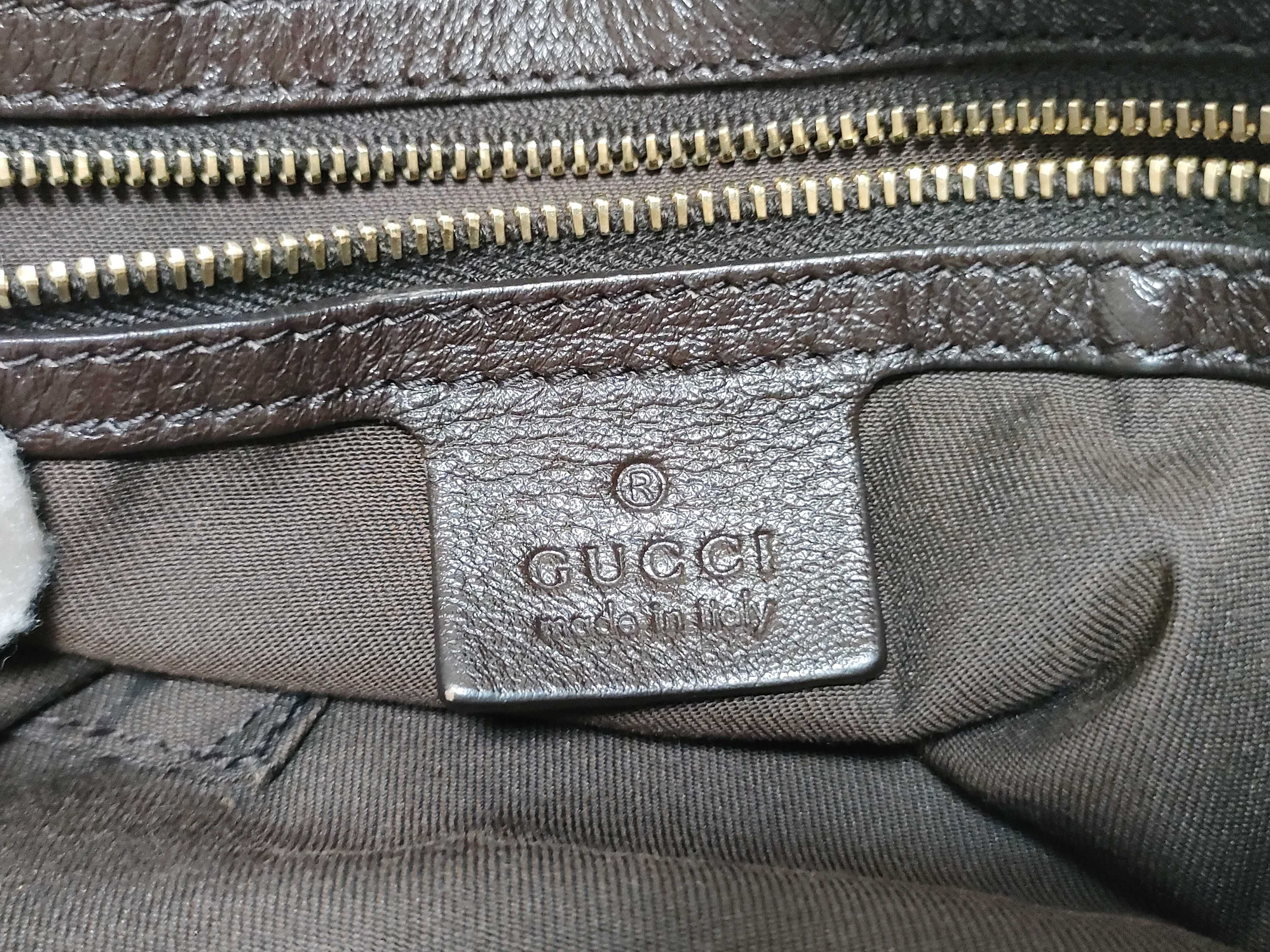 GG Canvas Shoulder Bag with Gold Hardware — view 11