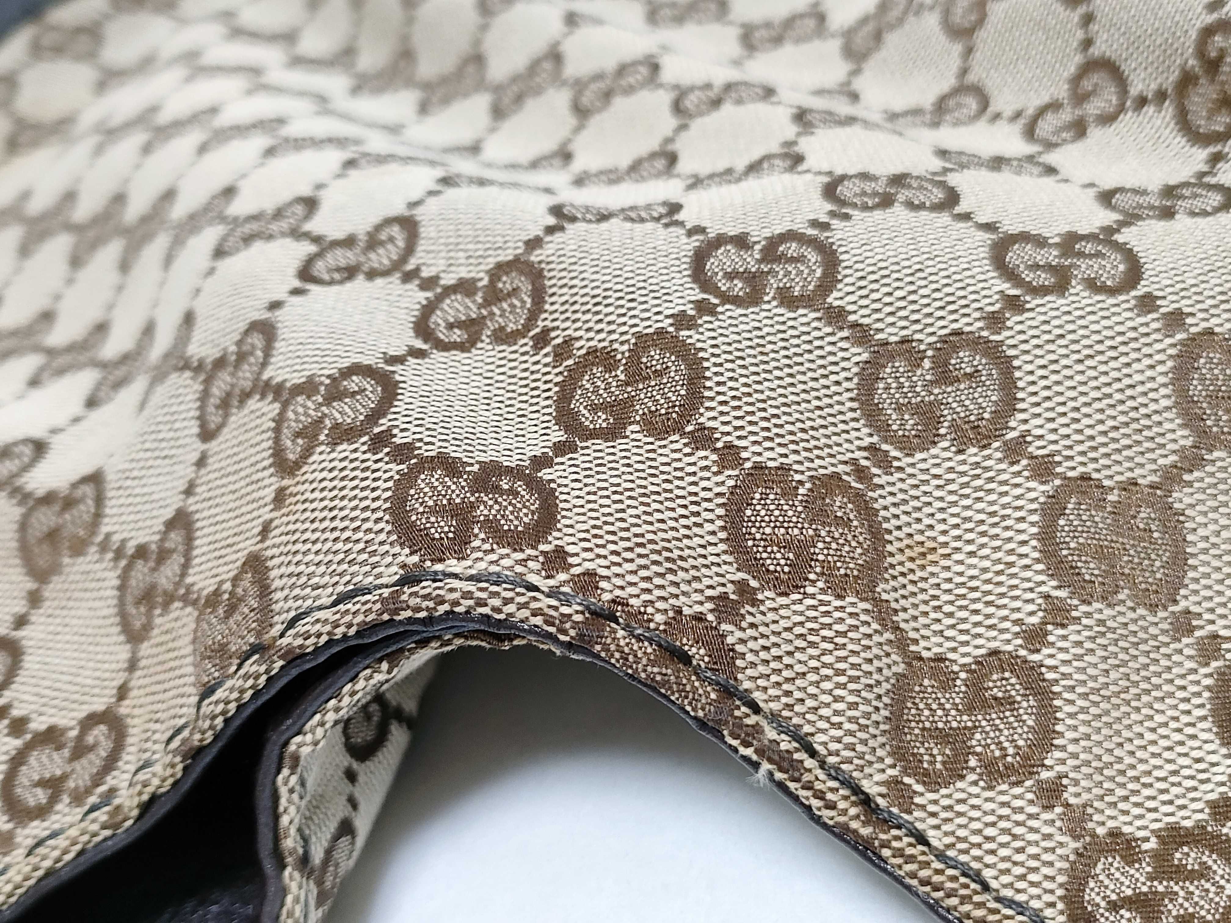 GG Canvas Shoulder Bag with Gold Hardware — view 15