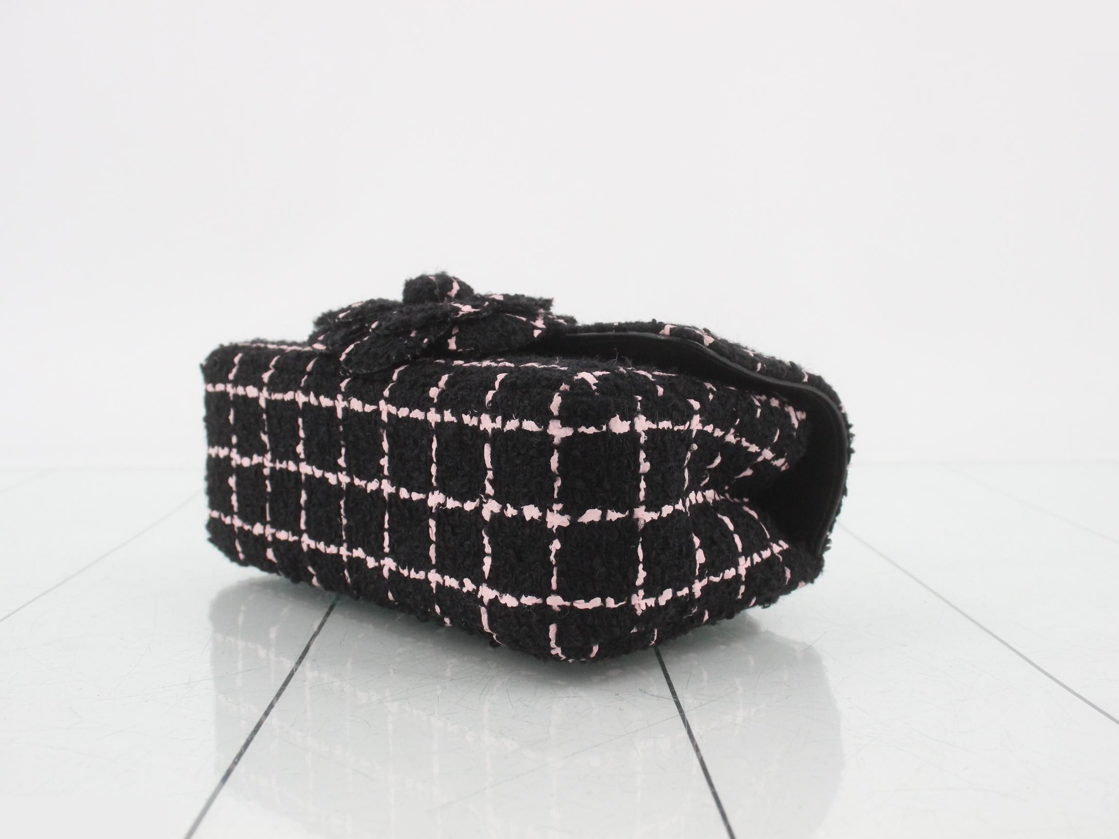 Tweed Mini Matelassé Square Shoulder Bag — view 6