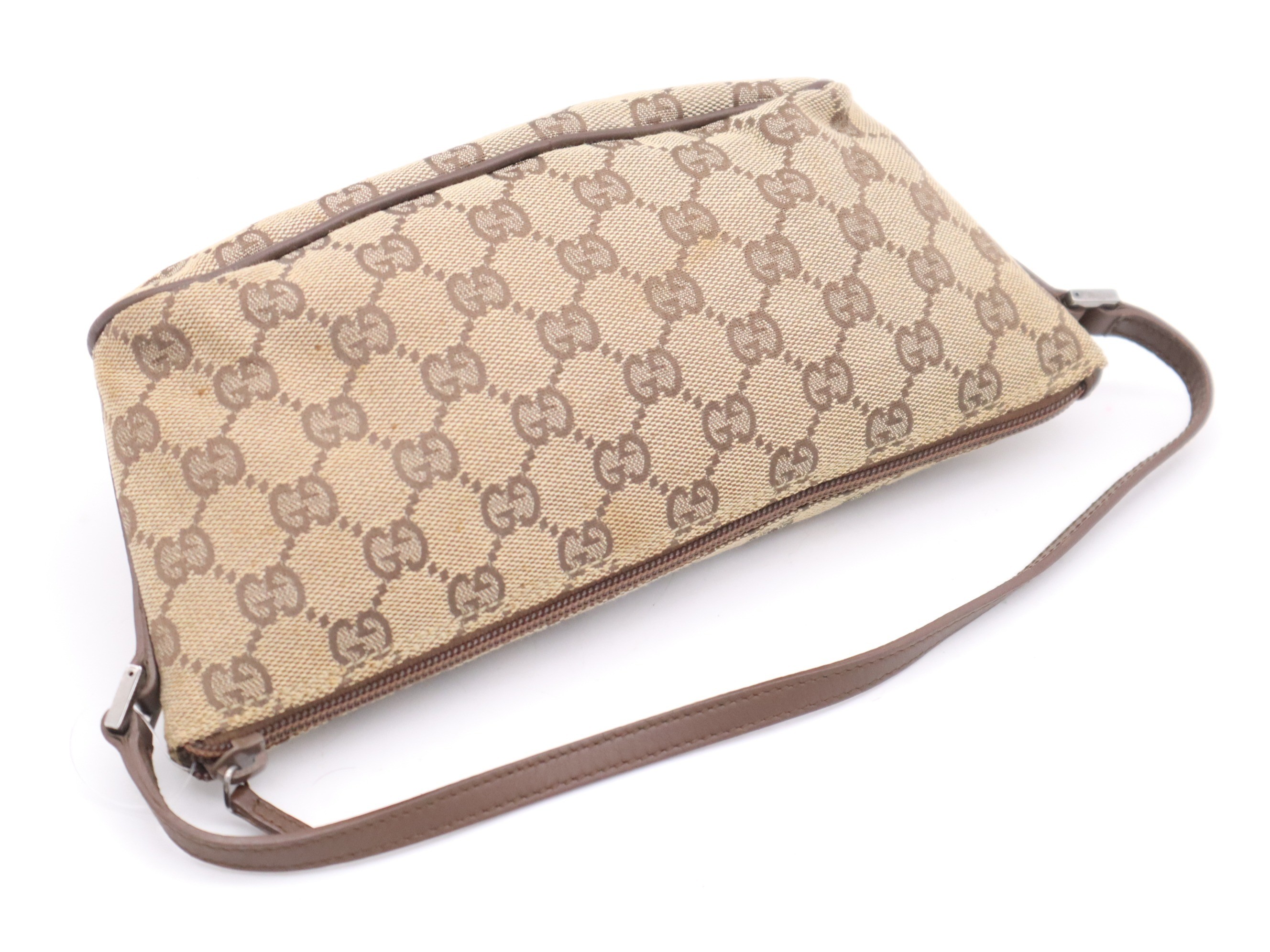 GG Canvas Mini Handbag - Beige/Brown — view 6