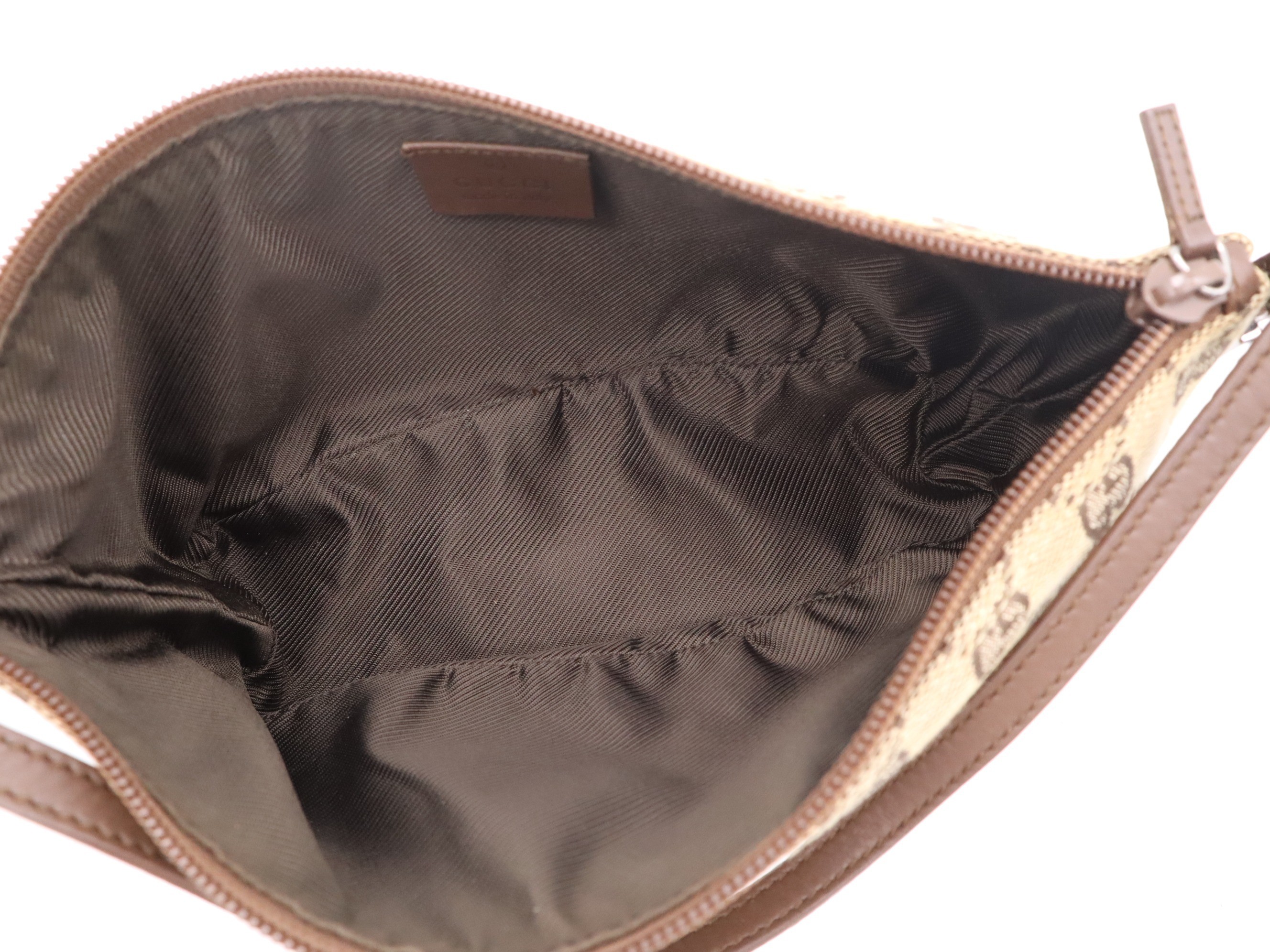 GG Canvas Mini Handbag - Beige/Brown — view 7