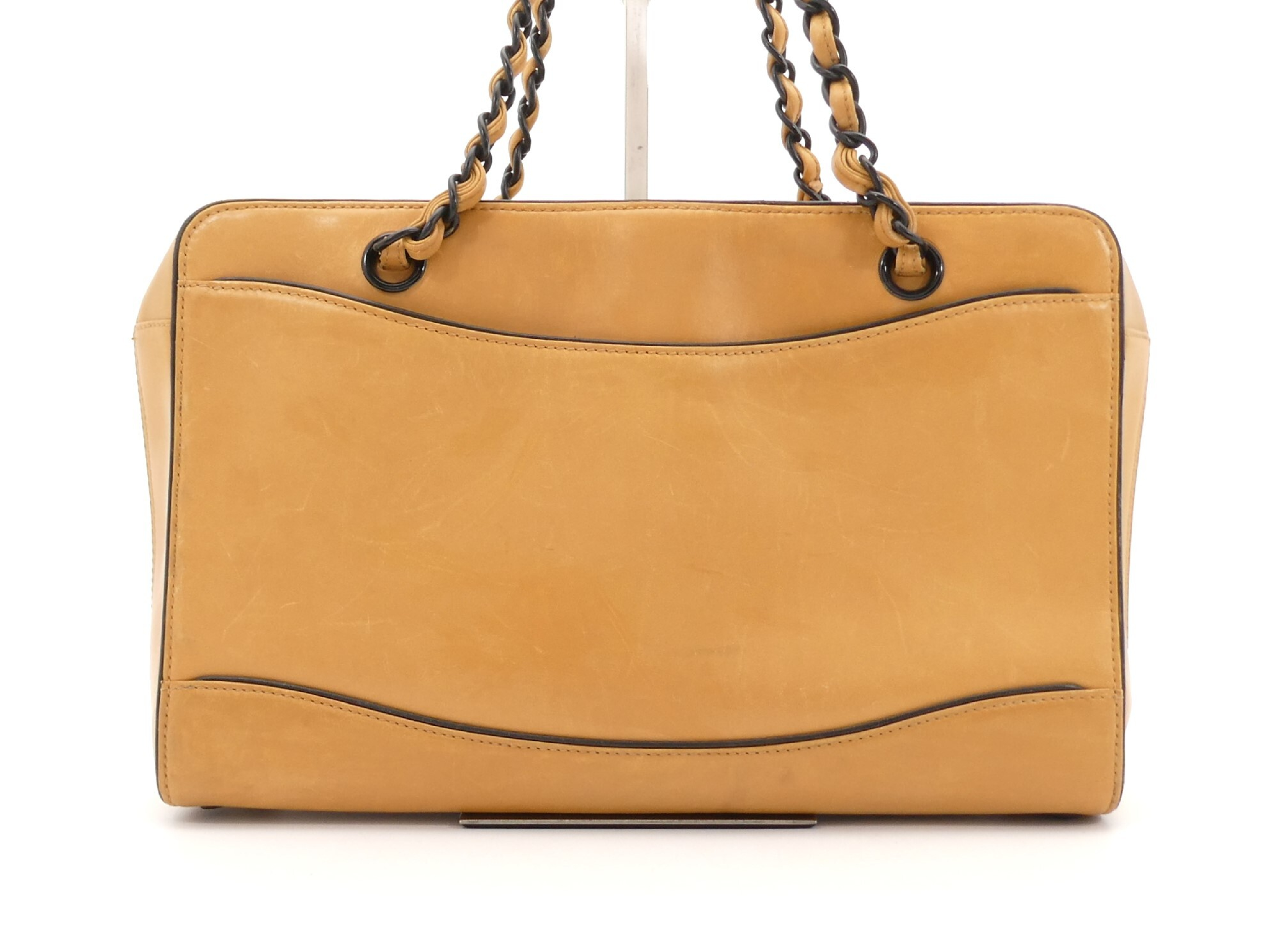 Coco Mark Leather Chain Shoulder Bag — view 2