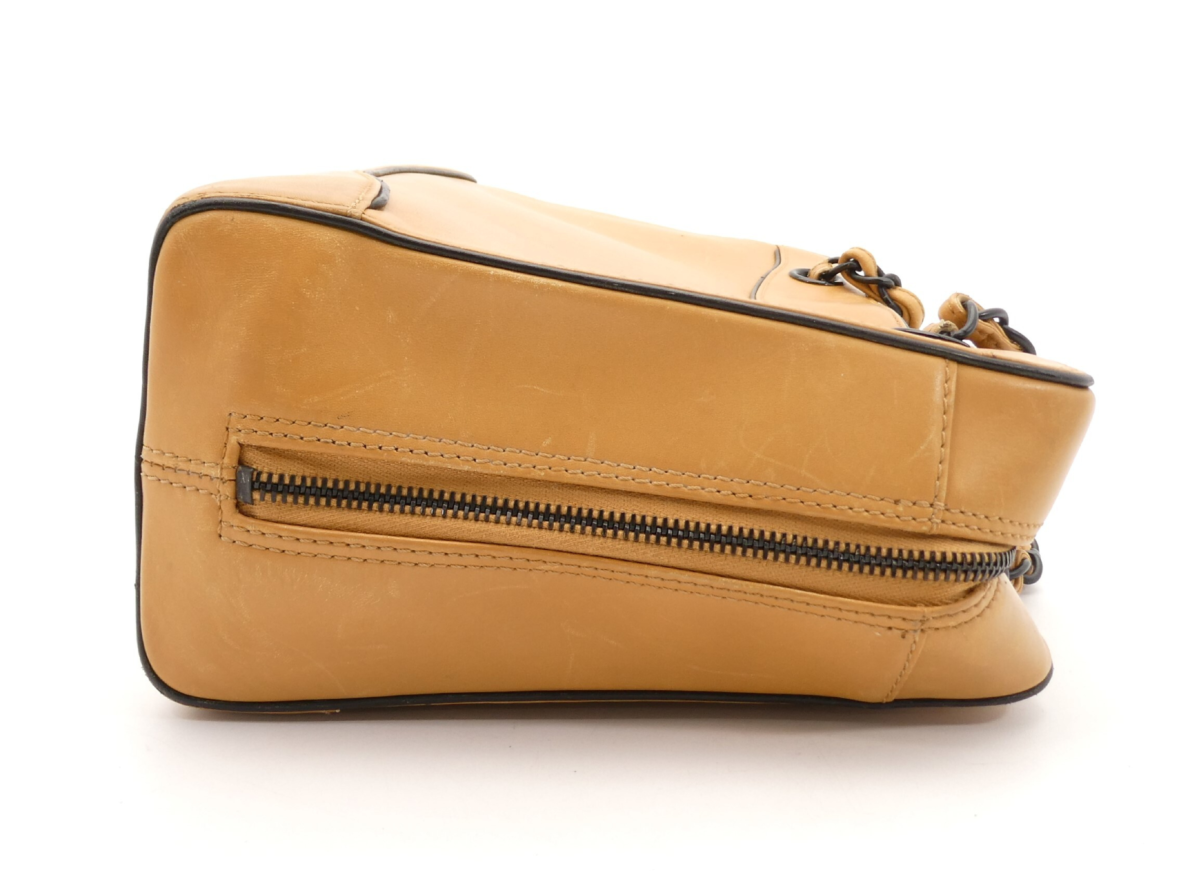 Coco Mark Leather Chain Shoulder Bag — view 4