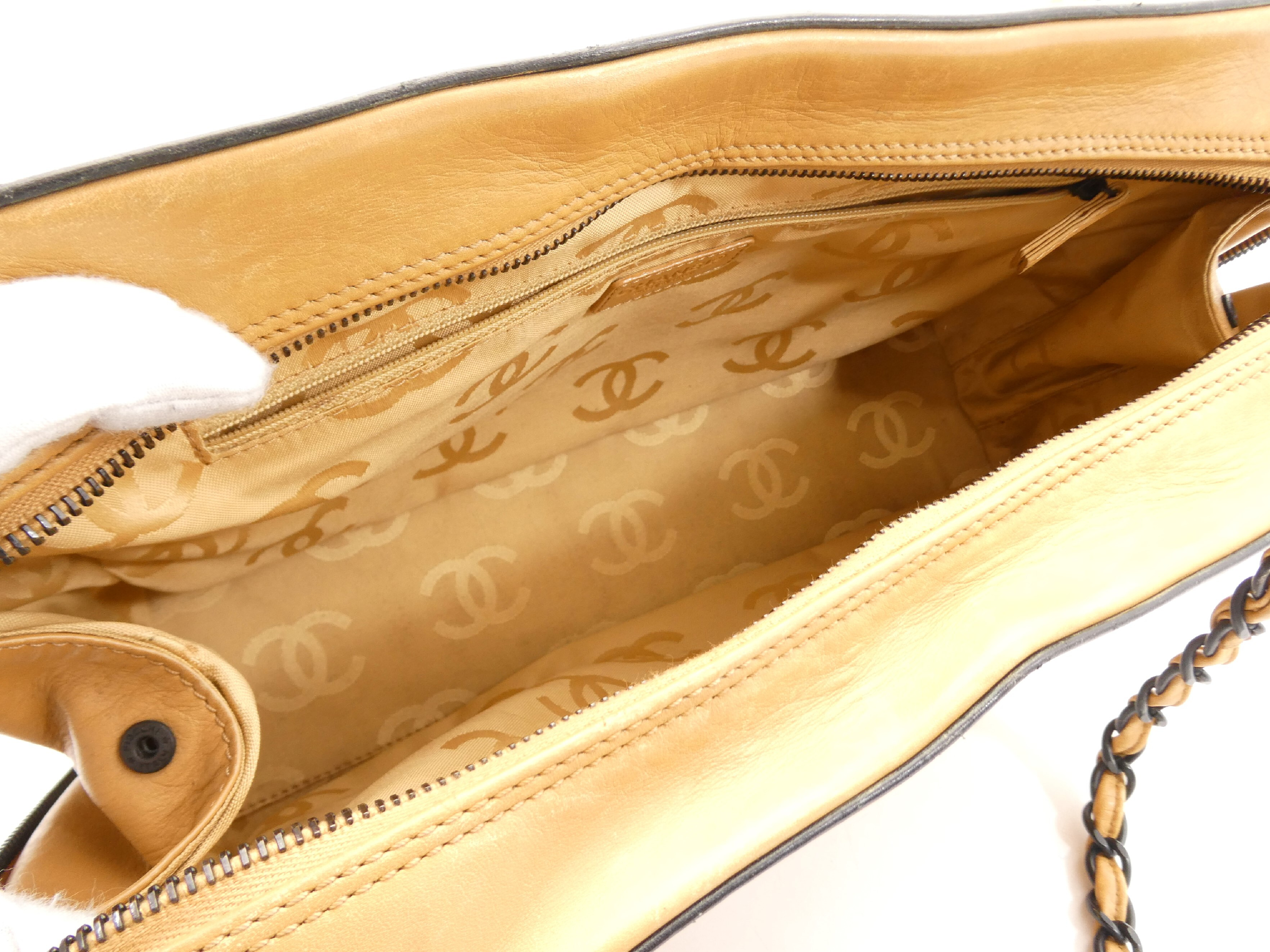 Coco Mark Leather Chain Shoulder Bag — view 7
