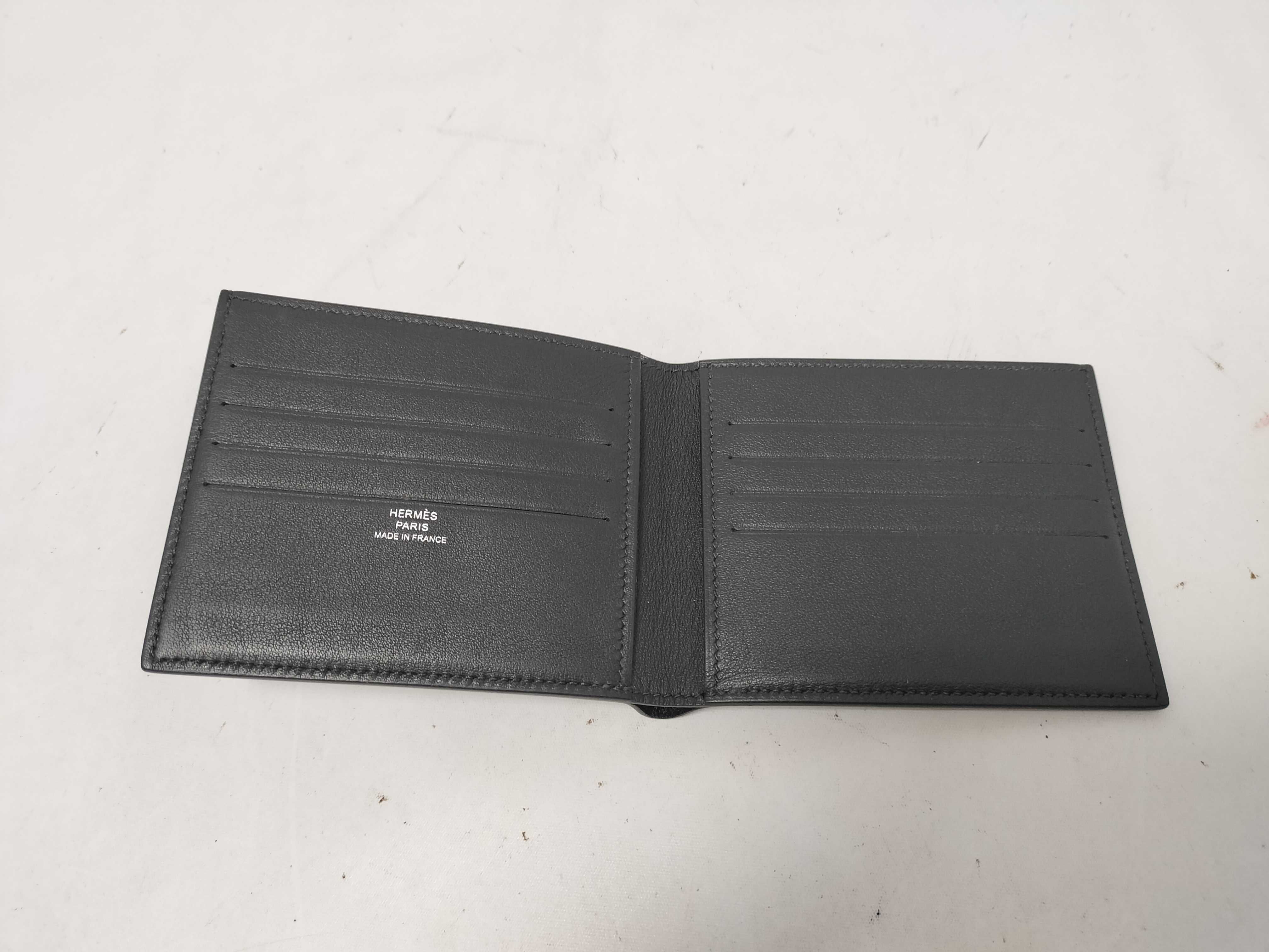 Citizen Twill Compact Wallet Silk In Swift Black B Stamp Billfold — view 7