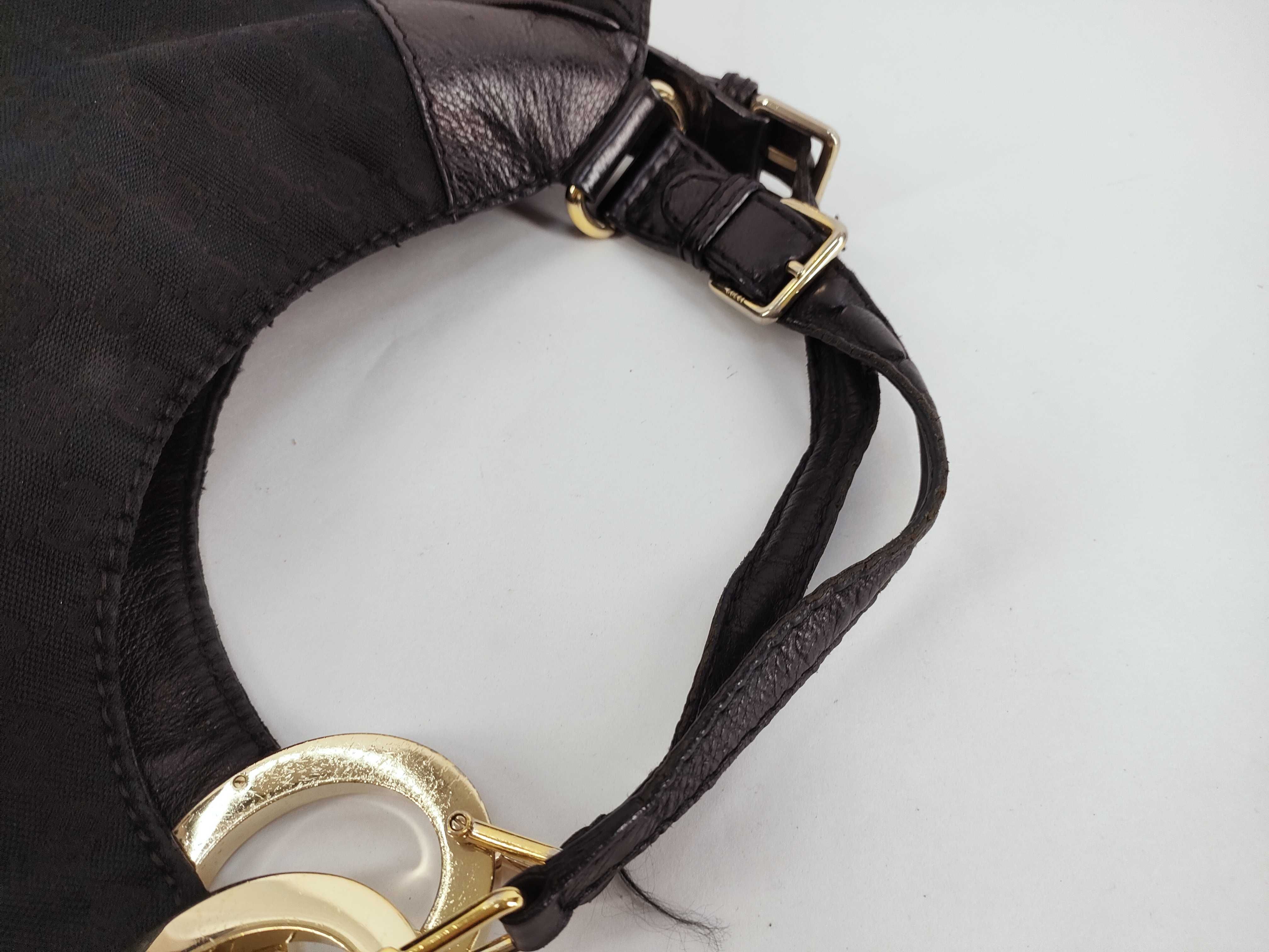 Guccissima Leather Shoulder Bag, Black, 203504 — view 3