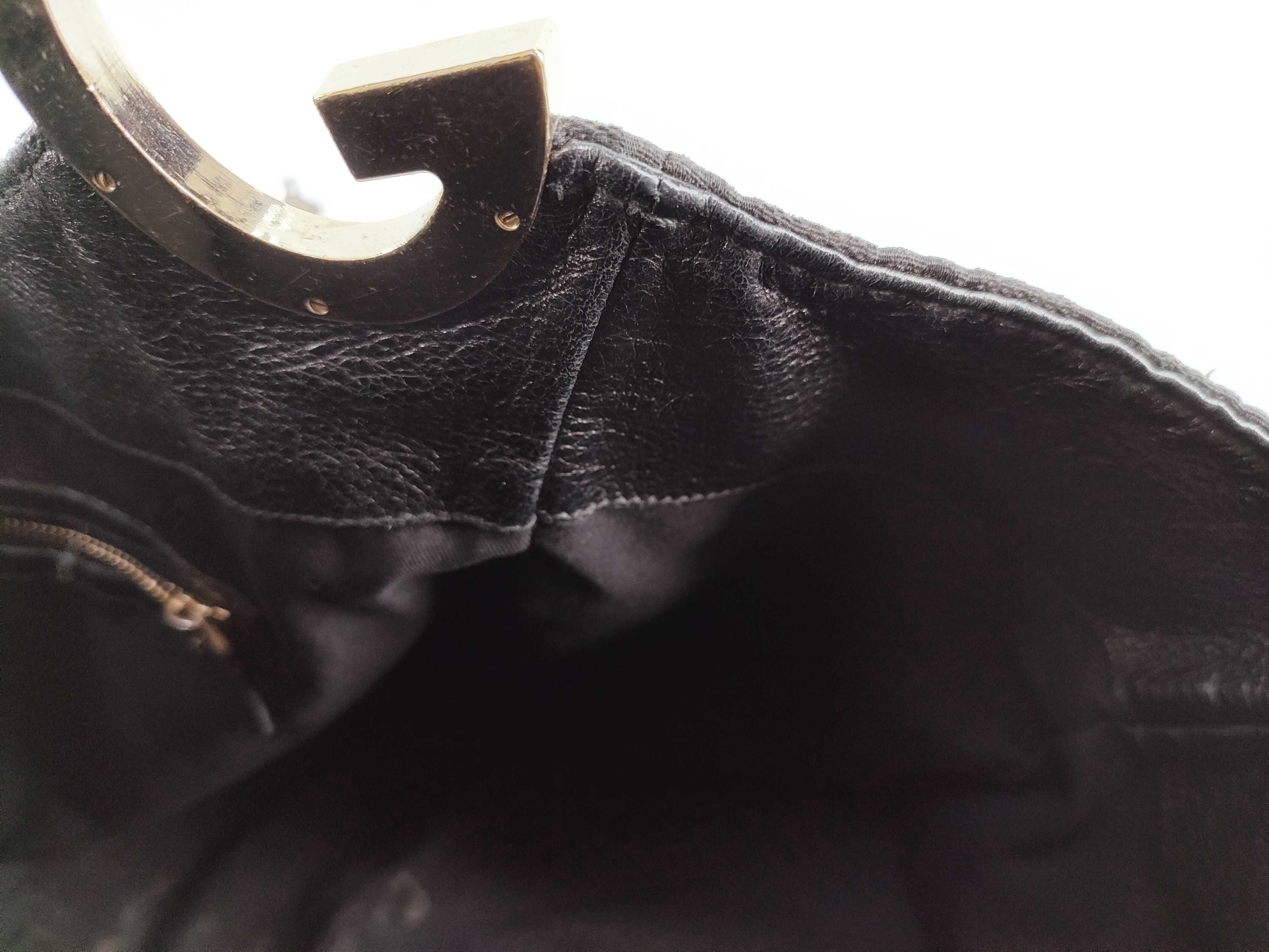 Guccissima Leather Shoulder Bag, Black, 203504 — view 10