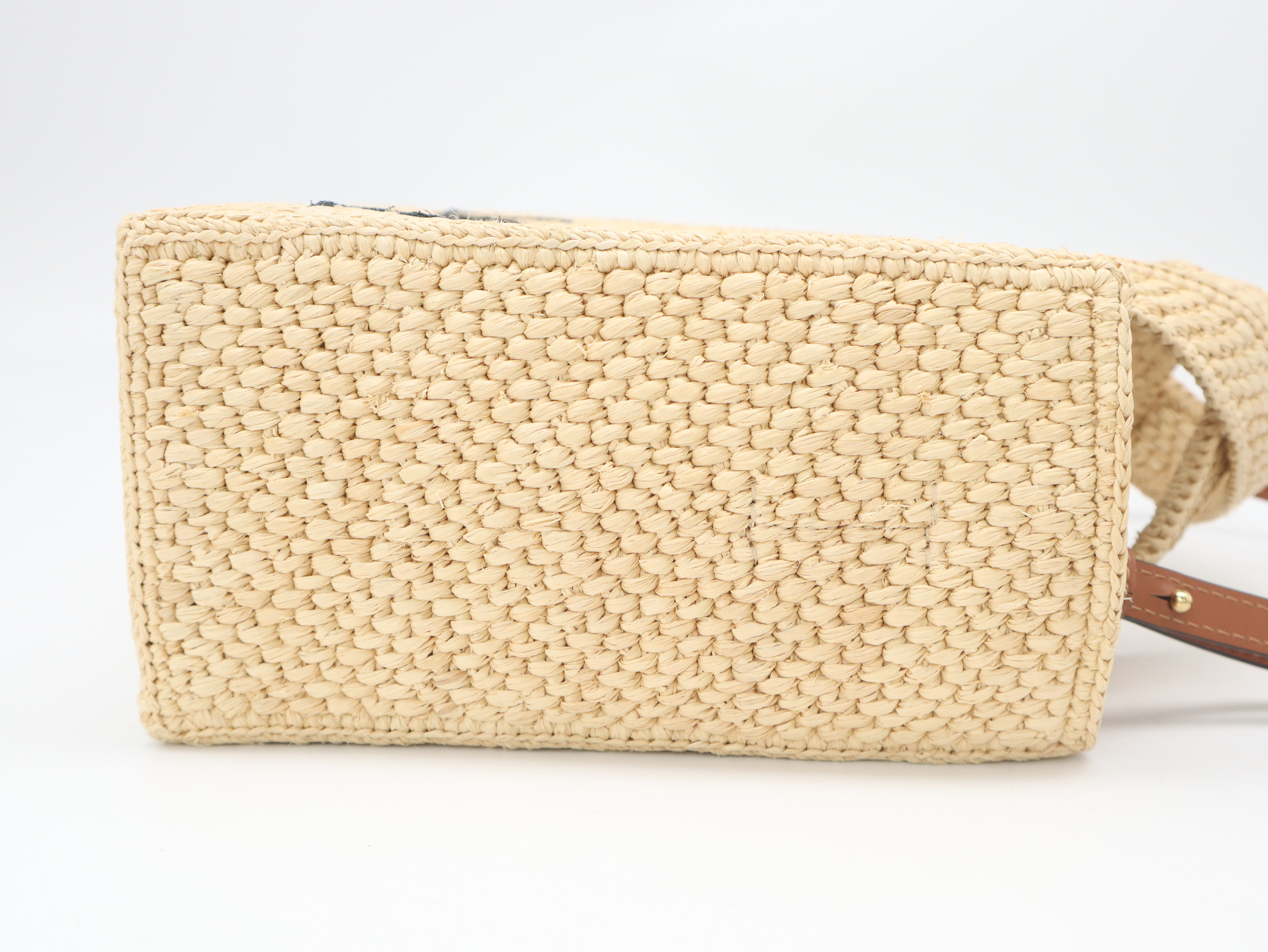 A685B59X03 Font 2-Way Raffia Tote Bag — view 4