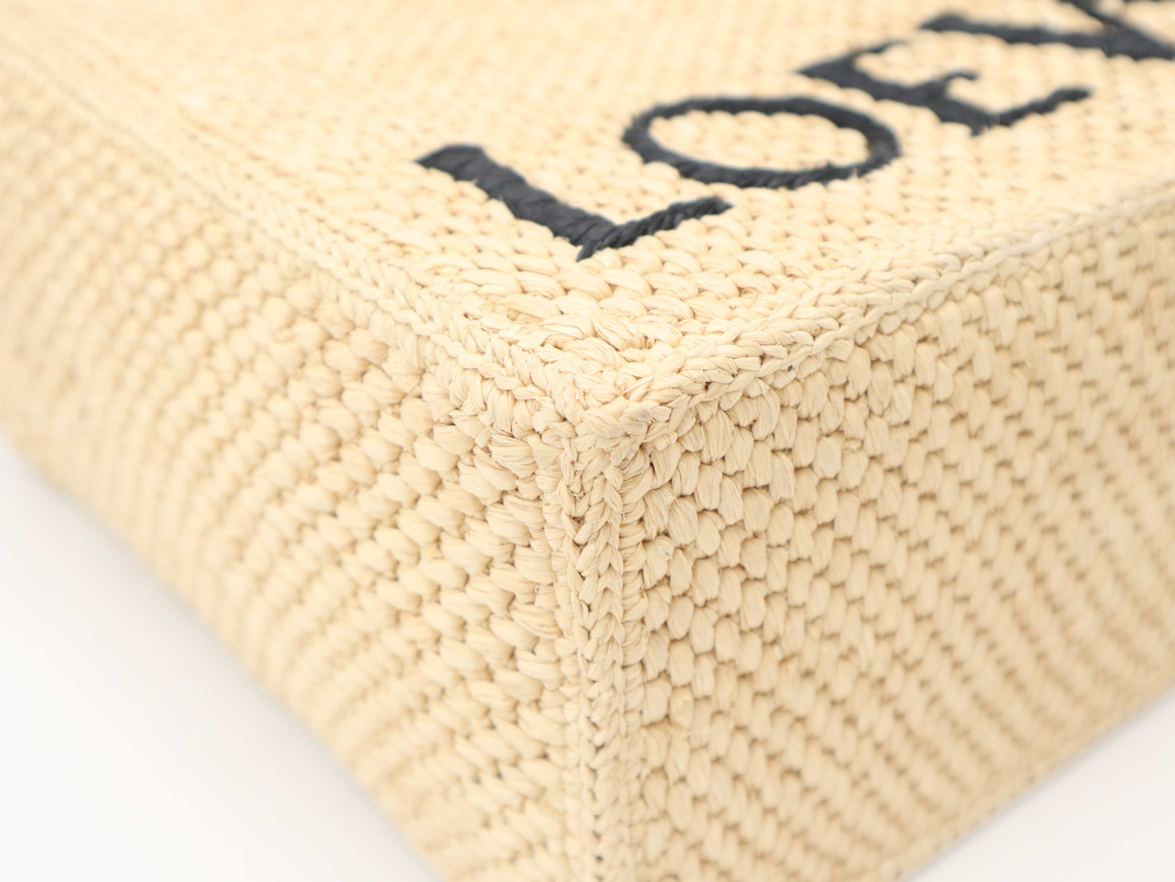 A685B59X03 Font 2-Way Raffia Tote Bag — view 7