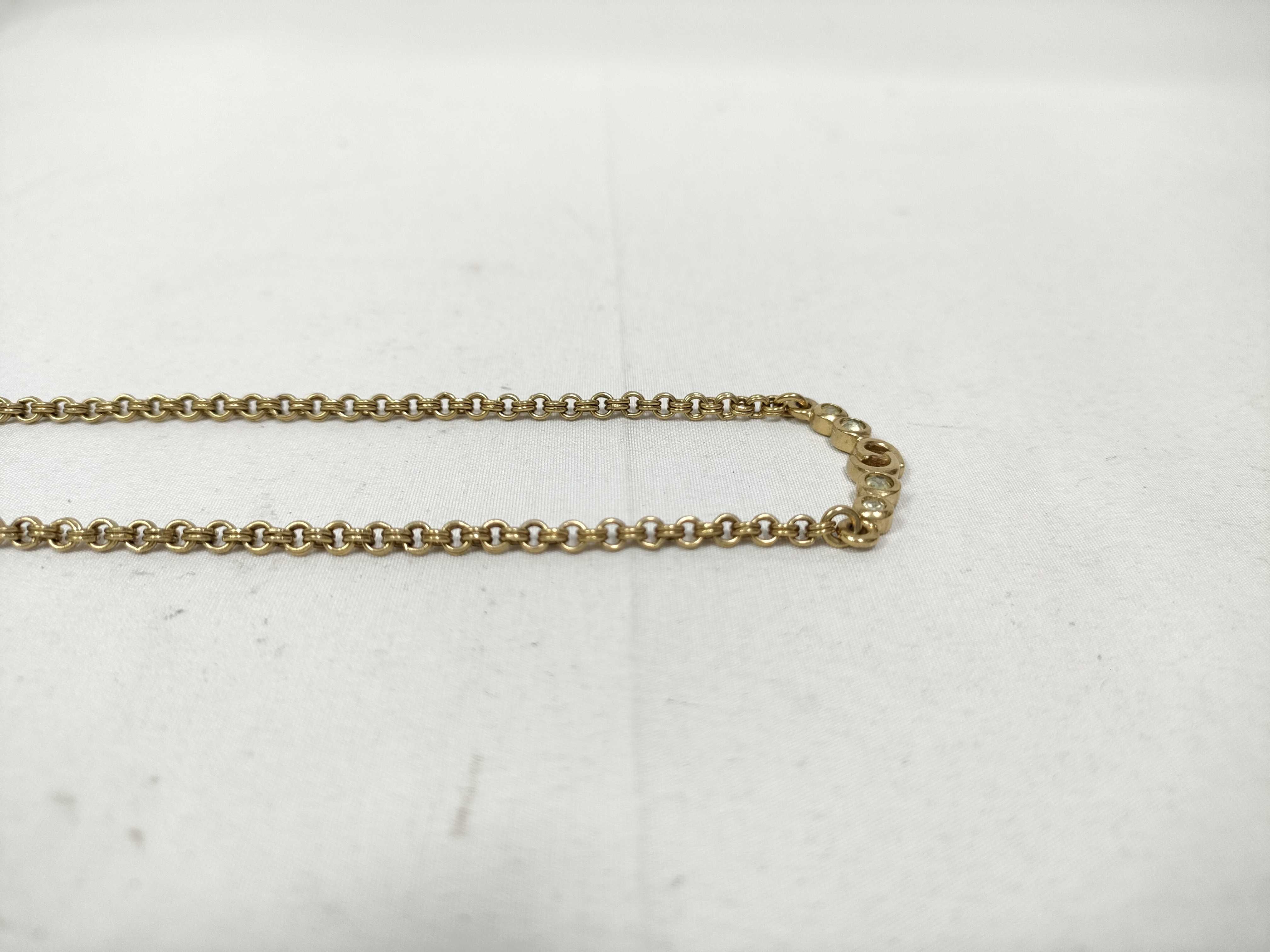 necklace with CD logo — view 4