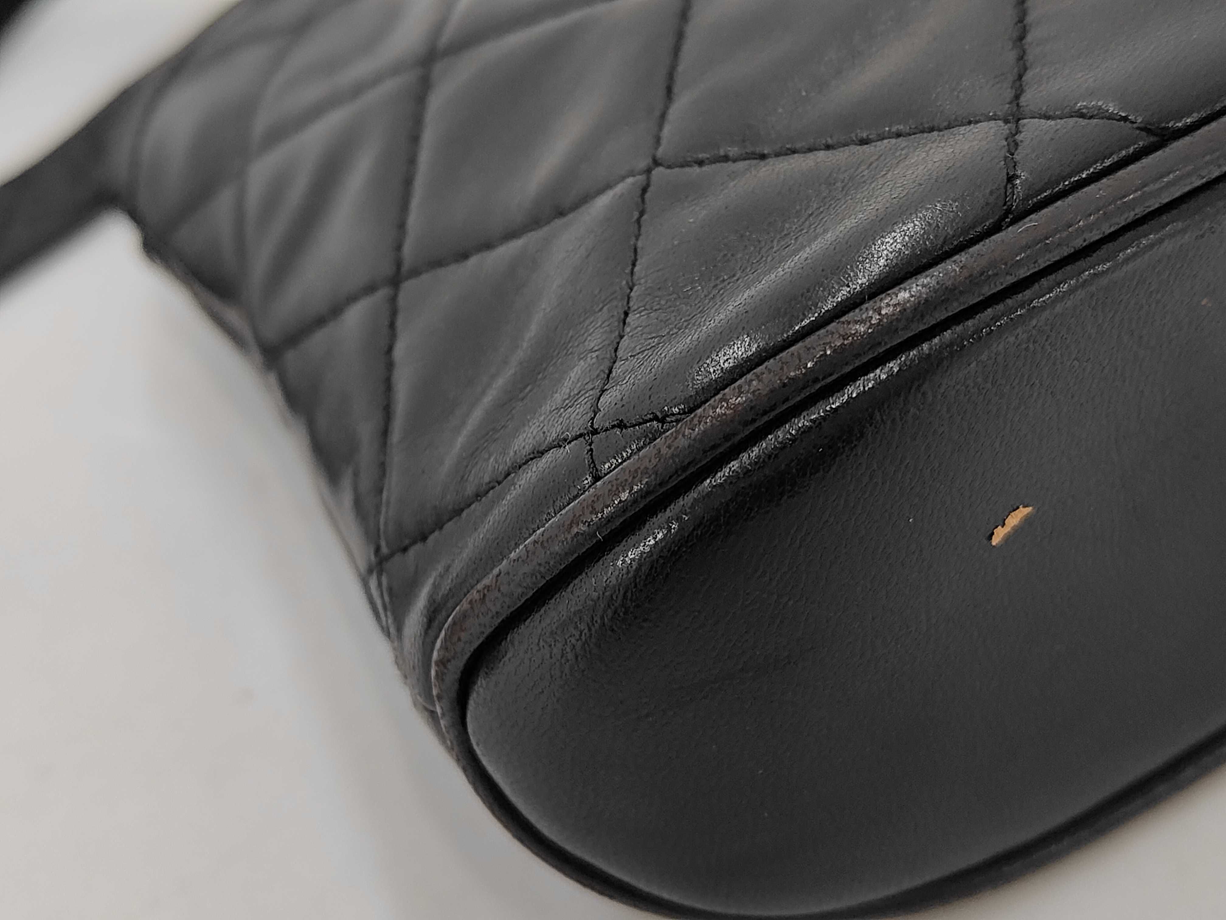Lambskin Mat Fringe Ball Chain Shoulder Bag — view 6