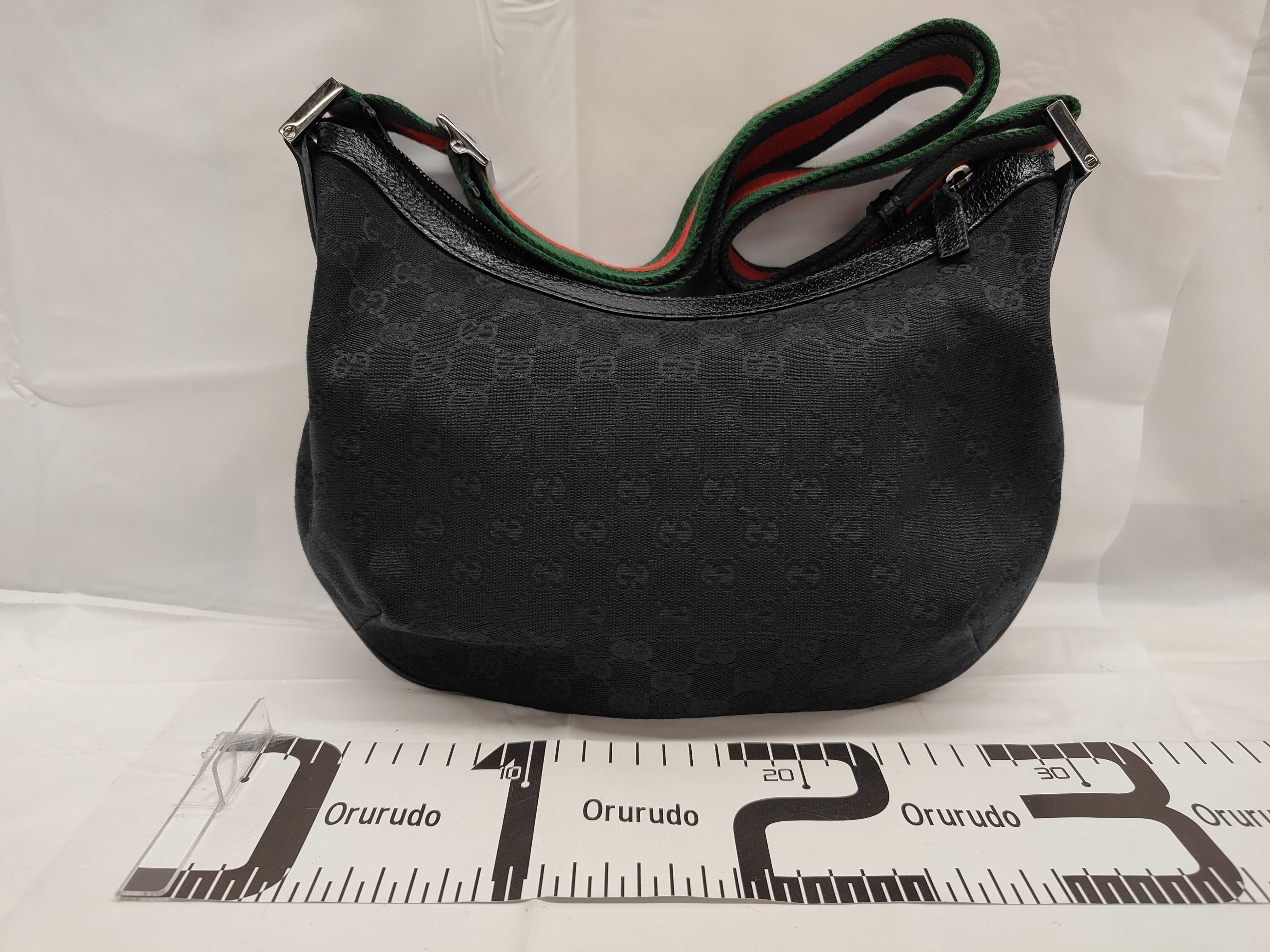 Sherry Line Handbag, GG Canvas, Black, 181092 002404 (Shoulder Bag) — view 2