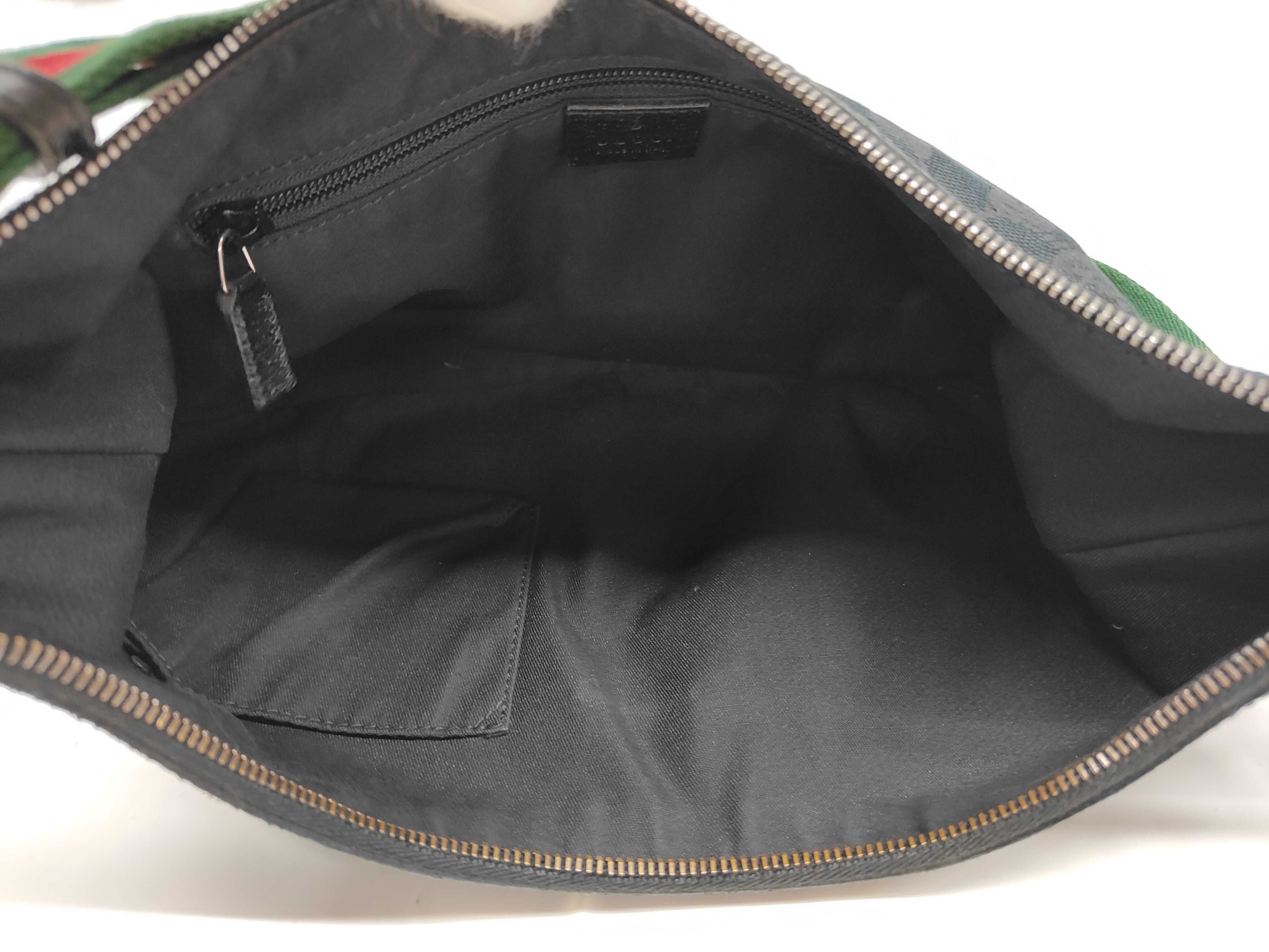 Sherry Line Handbag, GG Canvas, Black, 181092 002404 (Shoulder Bag) — view 6
