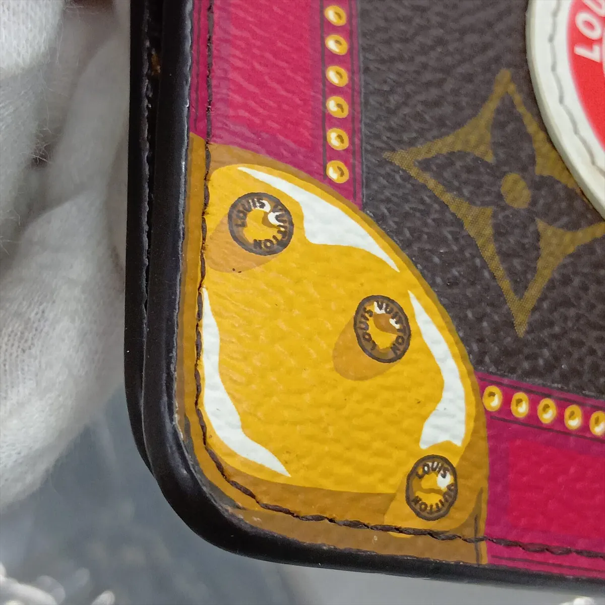 Monogram Summer Trunk Pochette Weekend M62456 UB1128 Brown x Pink — view 11