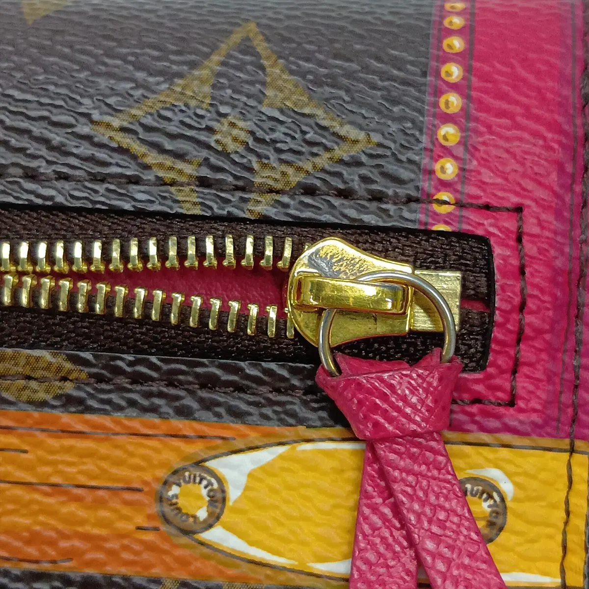 Monogram Summer Trunk Pochette Weekend M62456 UB1128 Brown x Pink — view 12