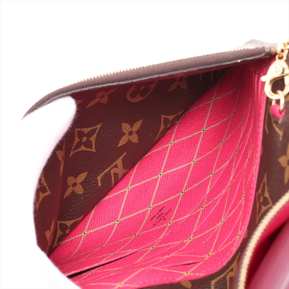Monogram Summer Trunk Pochette Weekend M62456 UB1128 Brown x Pink — view 6