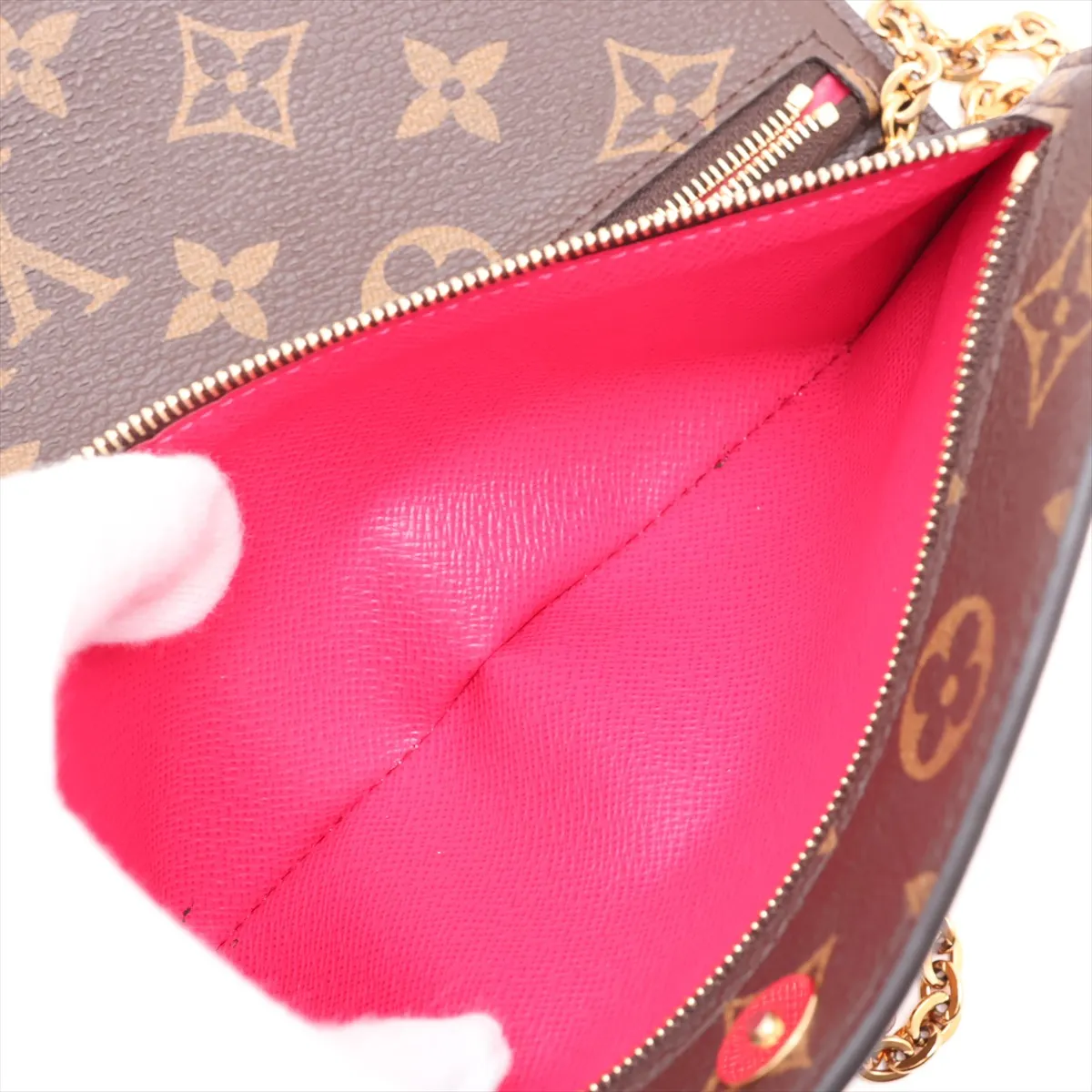 Monogram Summer Trunk Pochette Weekend M62456 UB1128 Brown x Pink — view 8