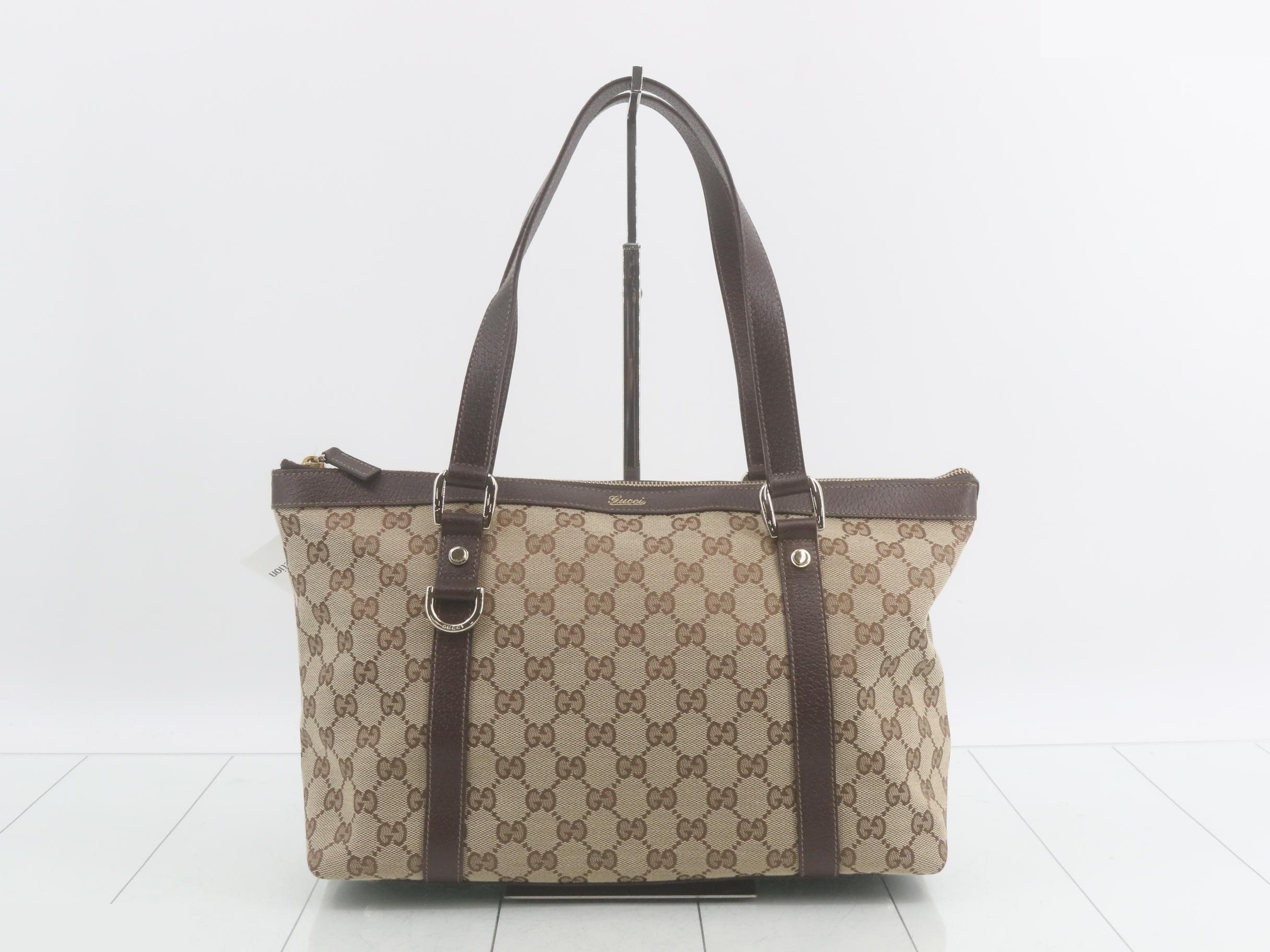 141470 Gucci GG Canvas Tote Bag