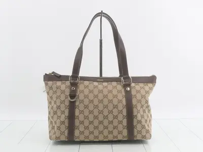 141470 Gucci GG Canvas Tote Bag