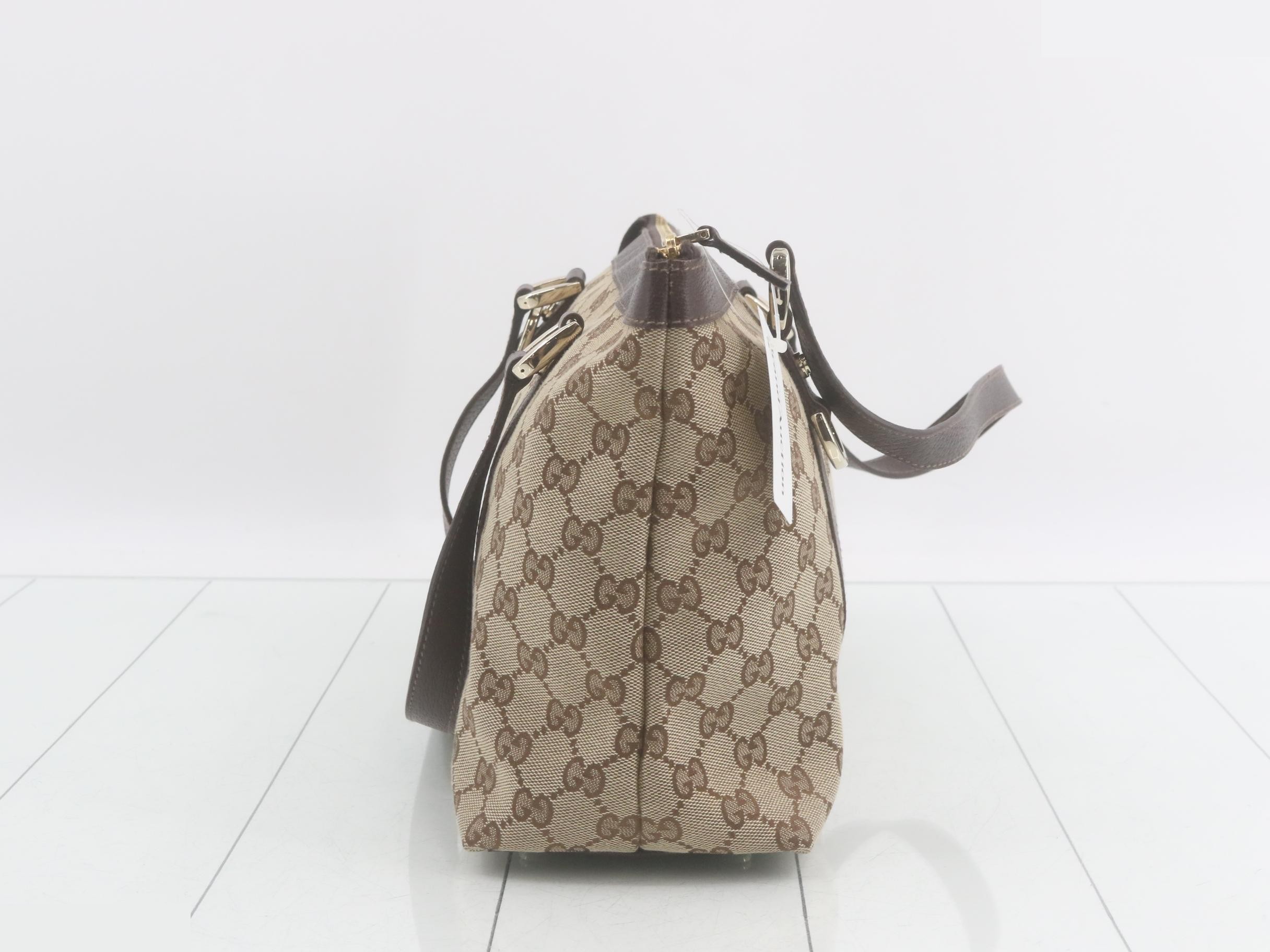 141470 Gucci GG Canvas Tote Bag — view 4