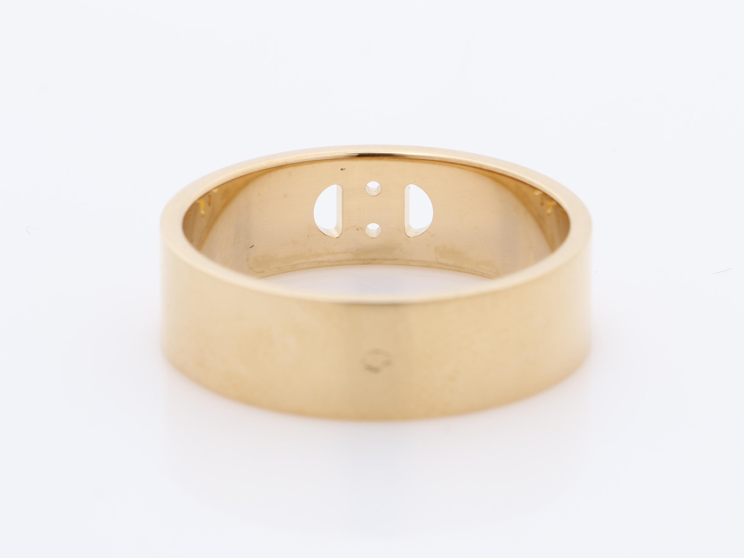 Au750 PG H Dunkle Ring, Size 52, 4.8g, Diamond — view 4
