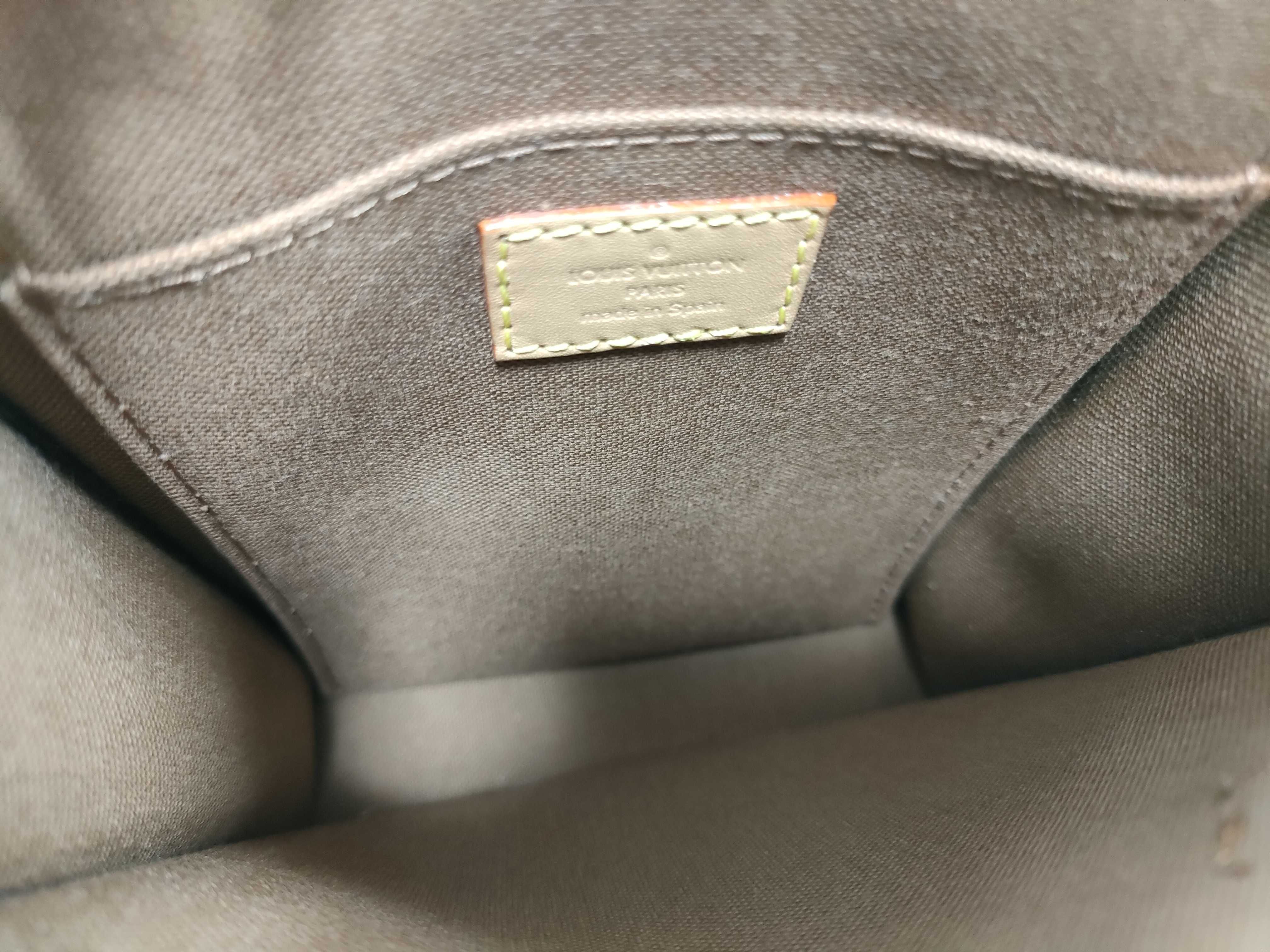 Monogram M69442 Monogram Petite Sac Plat Handbag with Shoulder Strap — view 8