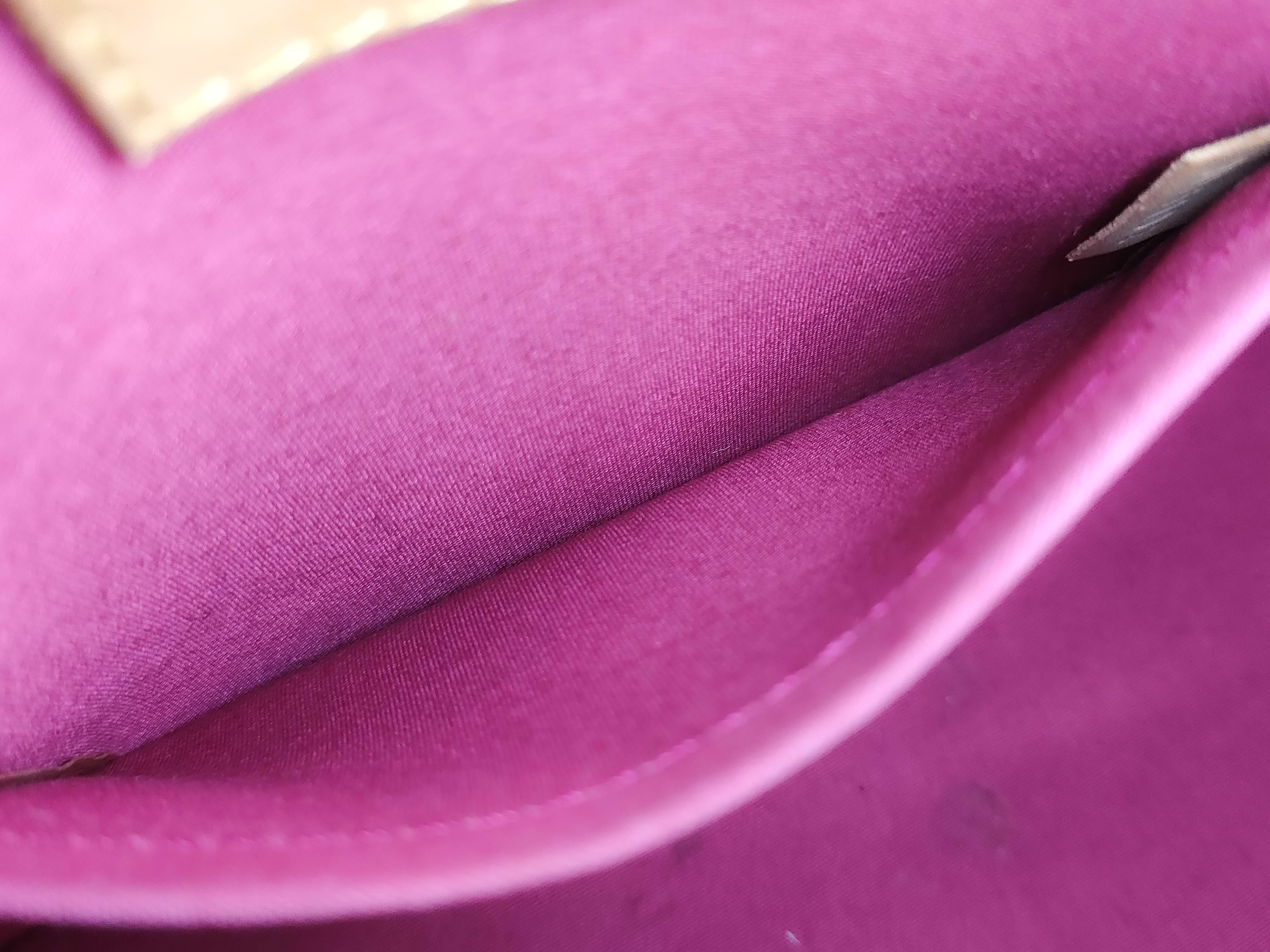Monogram Vernis M91771 Alma BB Rose Indien MI5102 Handbag — view 12