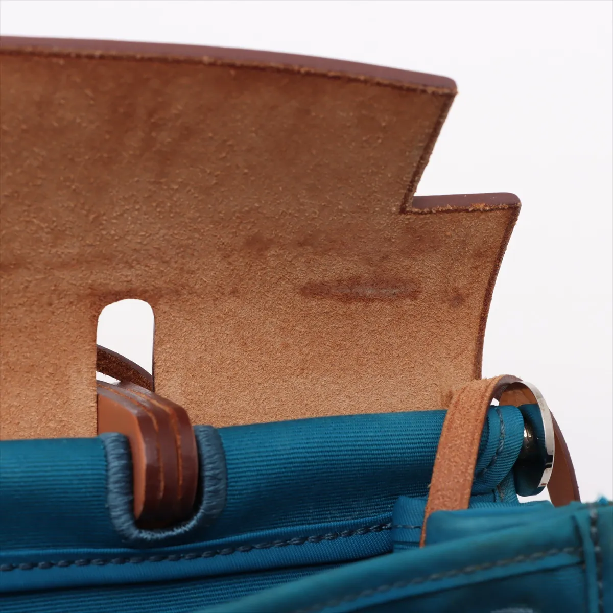 Ale Bag Zip PM Toile Officier Blue Zanzibar x Natural Silver Hardware R:2014 — view 14