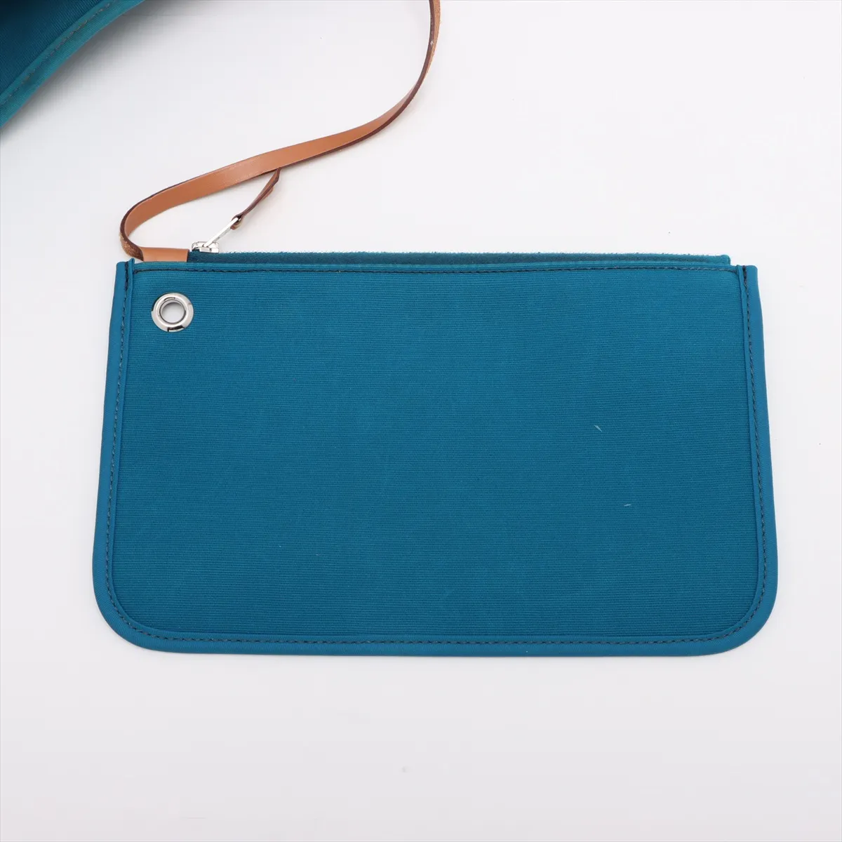 Ale Bag Zip PM Toile Officier Blue Zanzibar x Natural Silver Hardware R:2014 — view 15