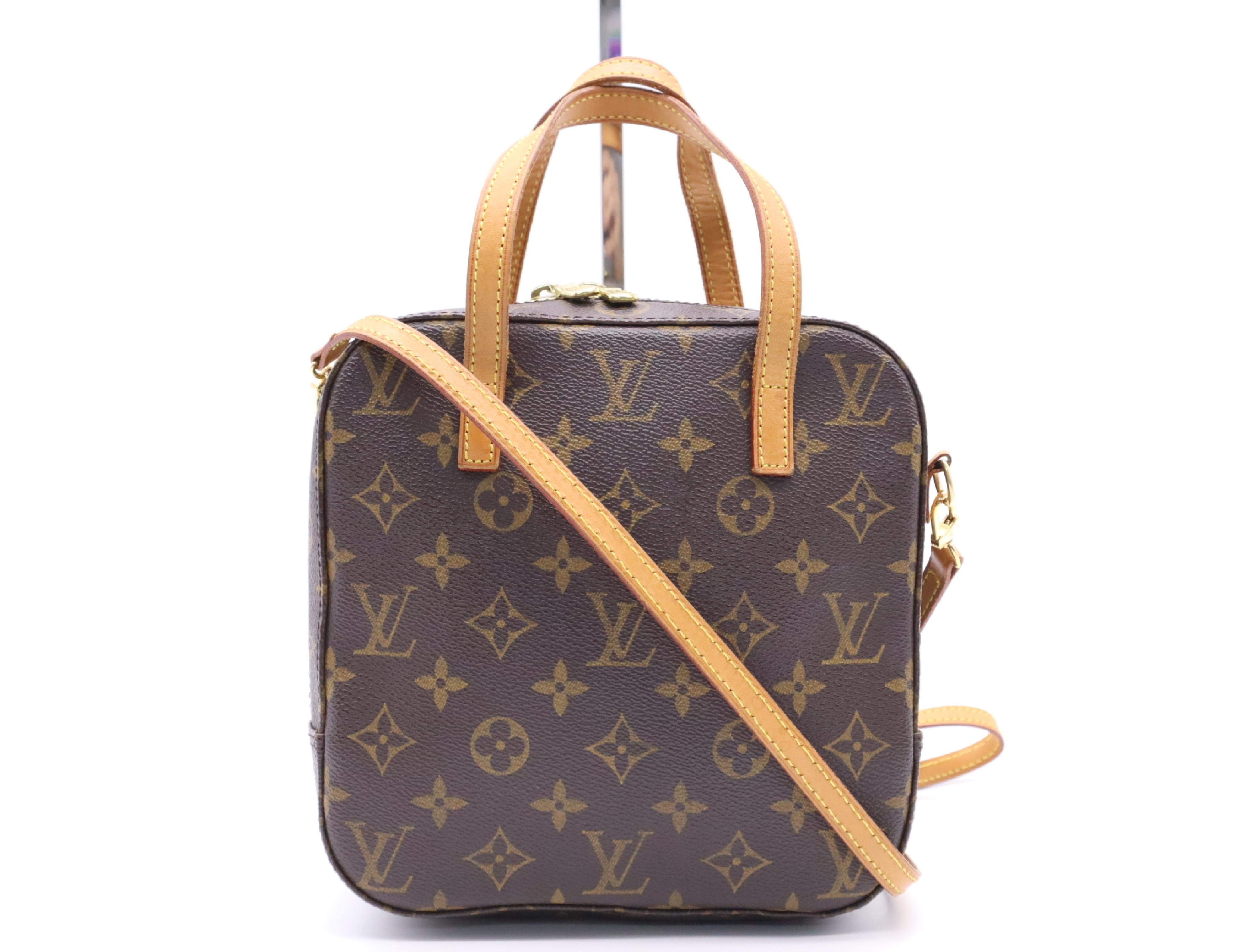 M47500 Monogram Spontini Handbag with Shoulder Strap