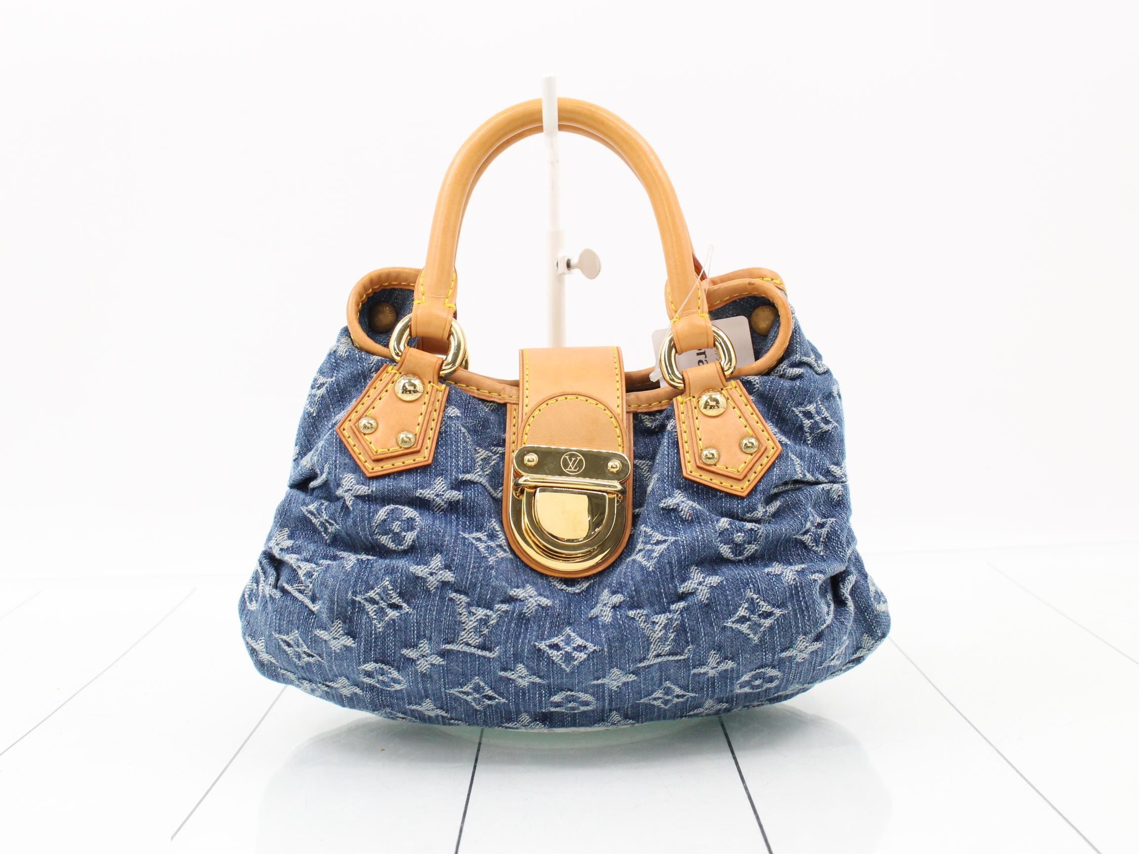 Pleaty Blue Monogram Denim