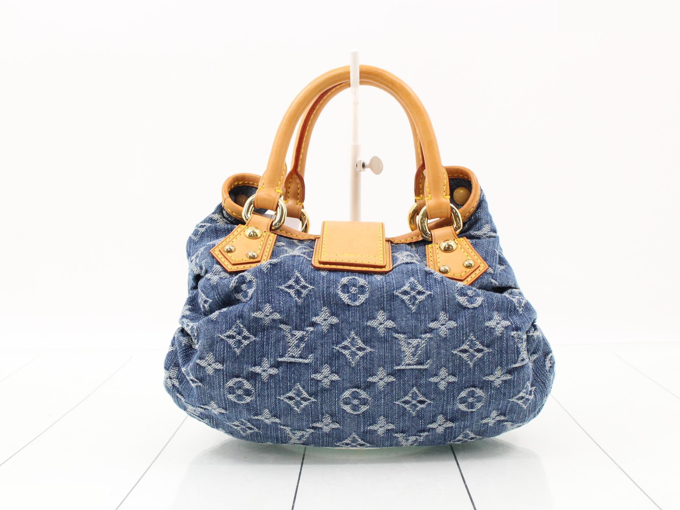 Pleaty Blue Monogram Denim — view 2