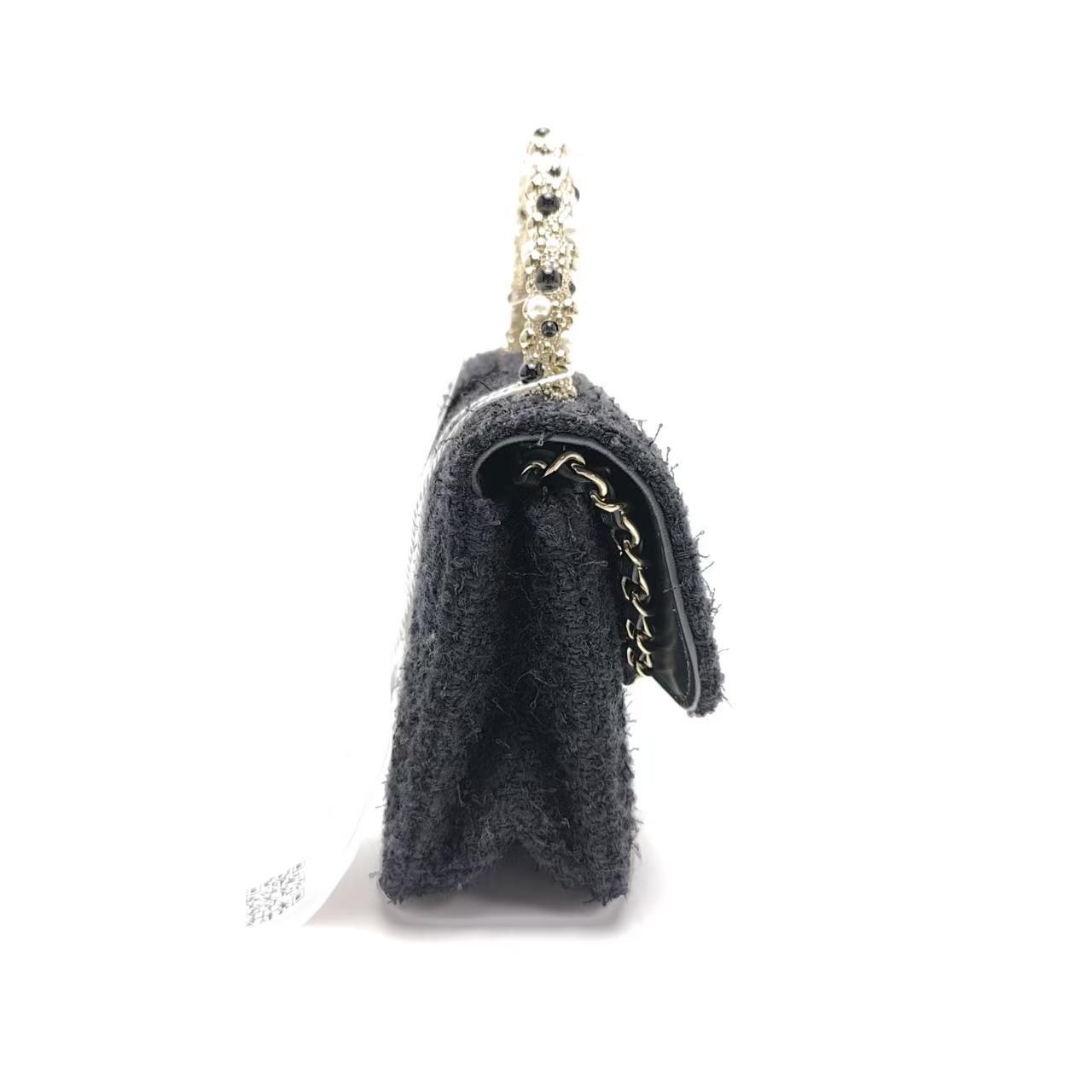 【*Shipped from: China*】CHANEL Handle Velvet nex9nagc Shoulder Bag — view 3