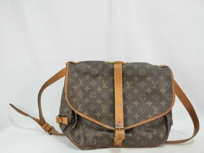 Monogram M42254 Saumur 35 Shoulder Bag