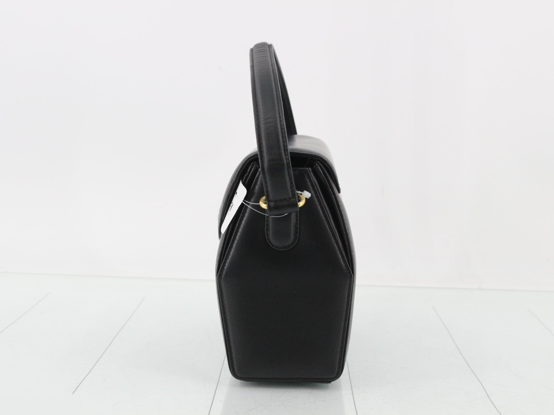 one shoulder bag leather black — view 3