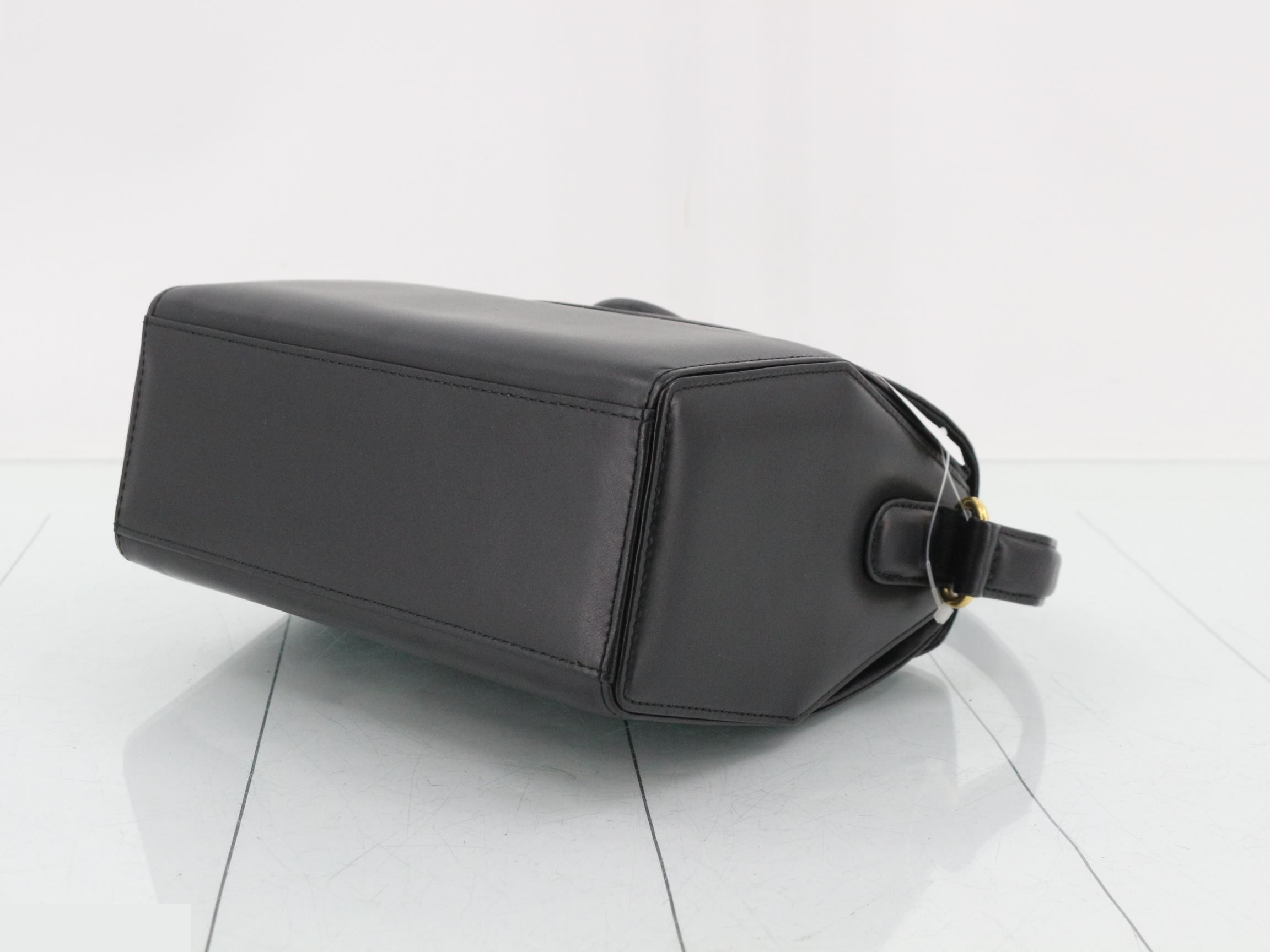 one shoulder bag leather black — view 6