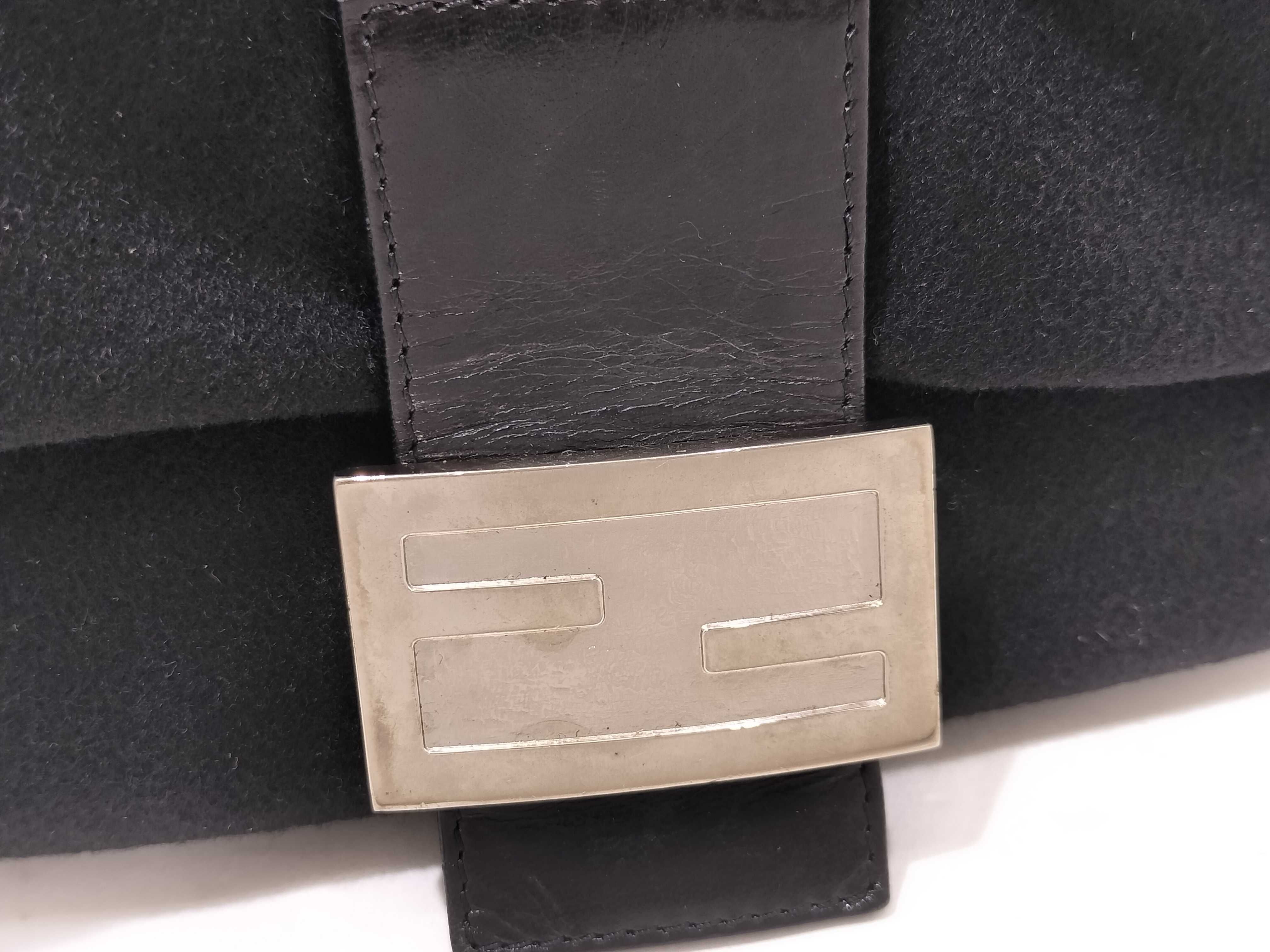 Mamma Fendi Mamma Baguette felt shoulder bag — view 15