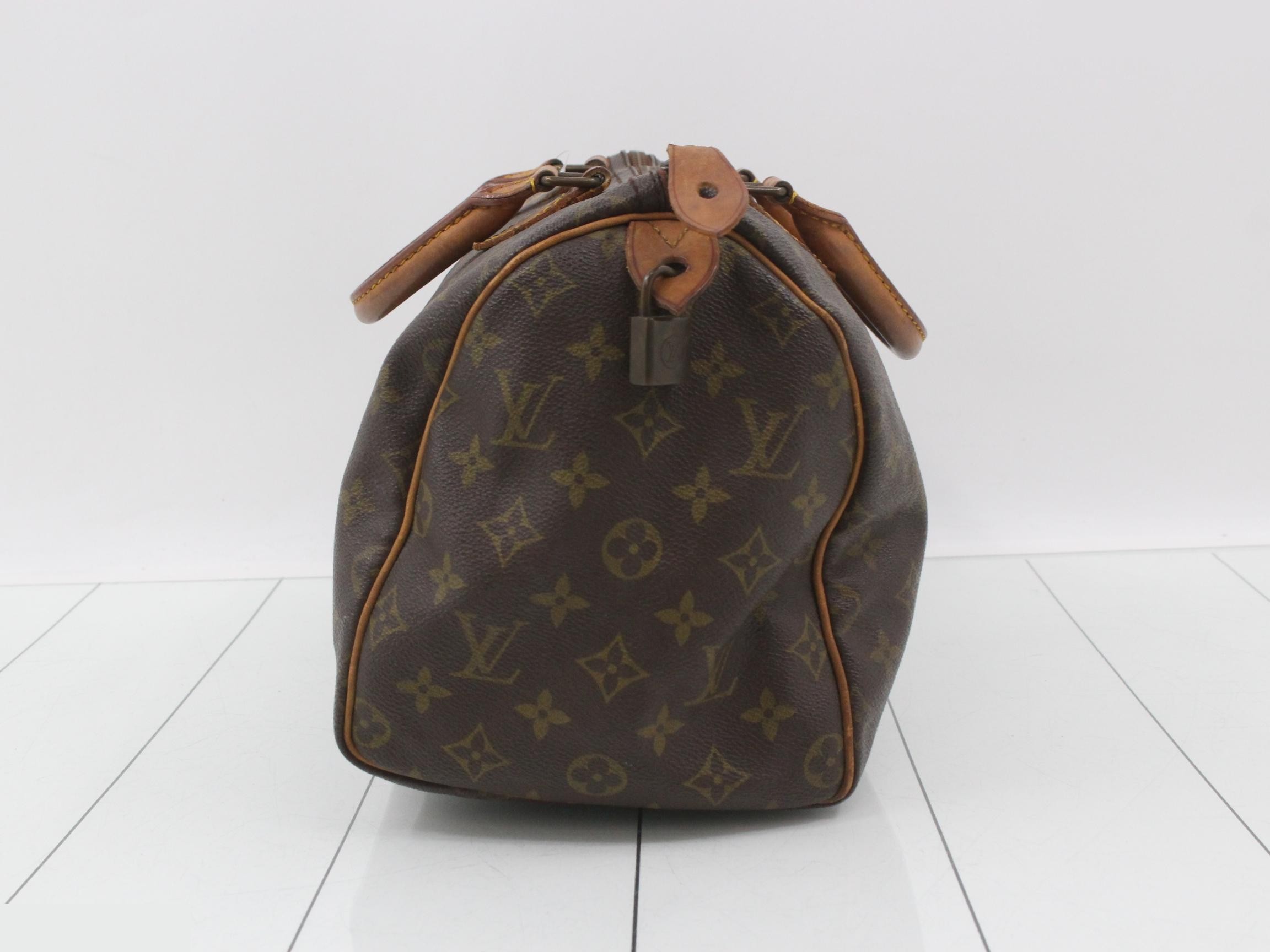 M41526 Speedy 30 Handbag Monogram Brown — view 3