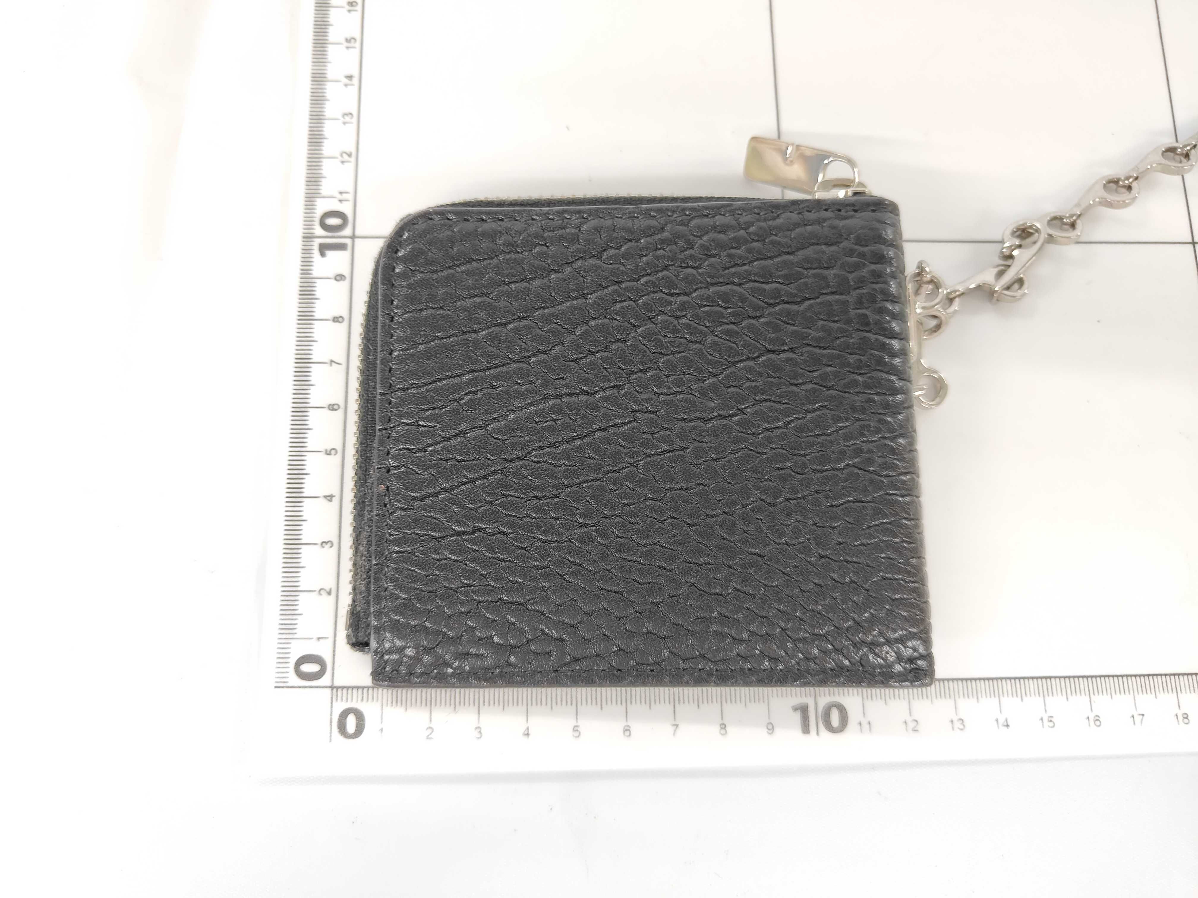 Black Calfskin Chain Card Case — view 2