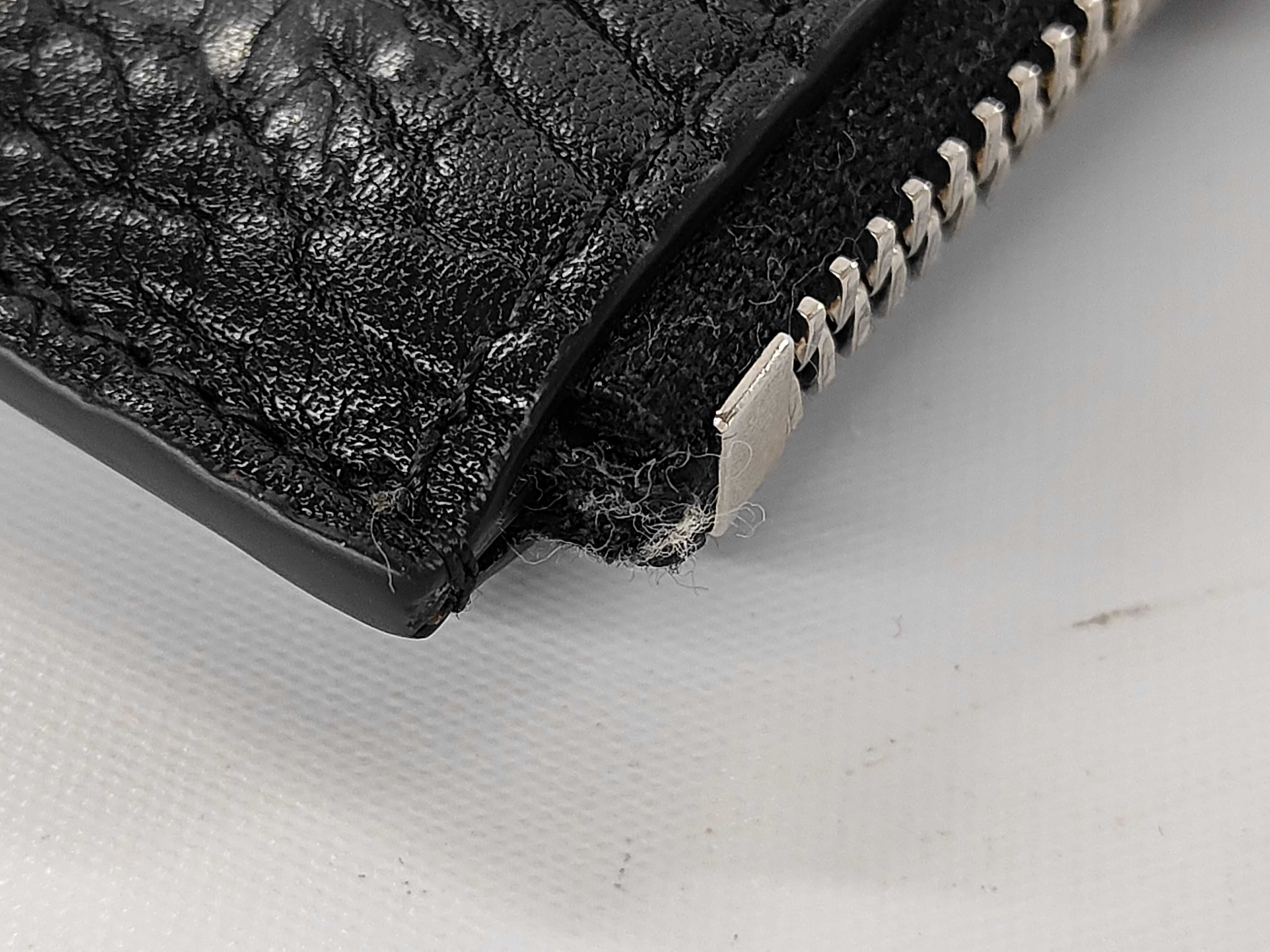 Black Calfskin Chain Card Case — view 3