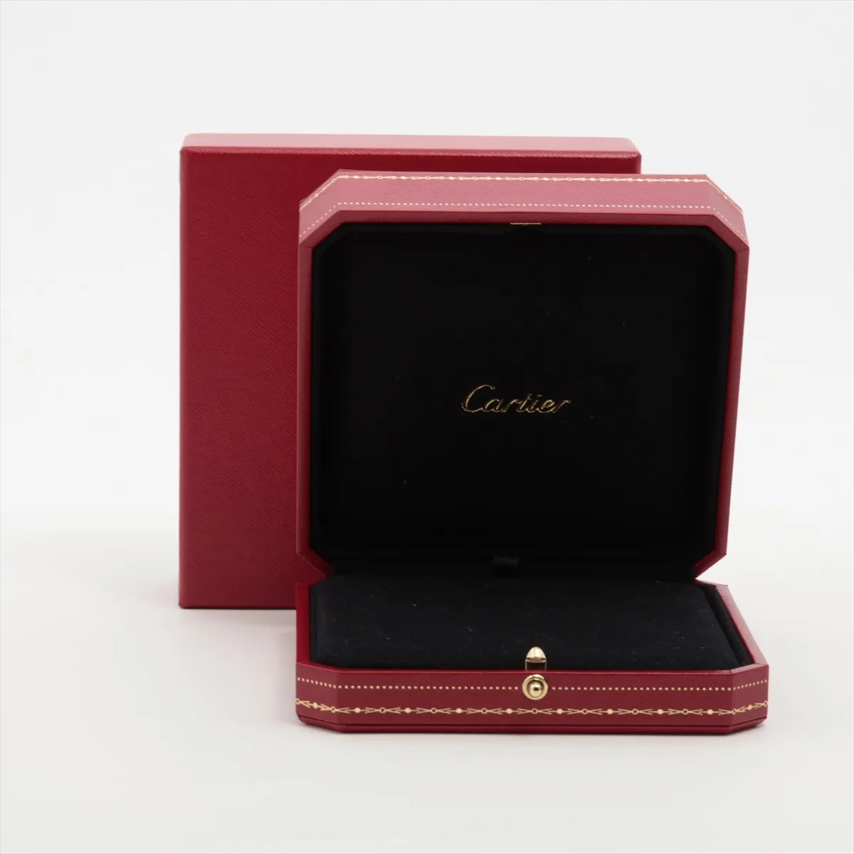 Love Circle Pavé Diamond Necklace, 750 (PG), 5.6g, PUC956. Features: dents and gouges in the metal setting. — view 6