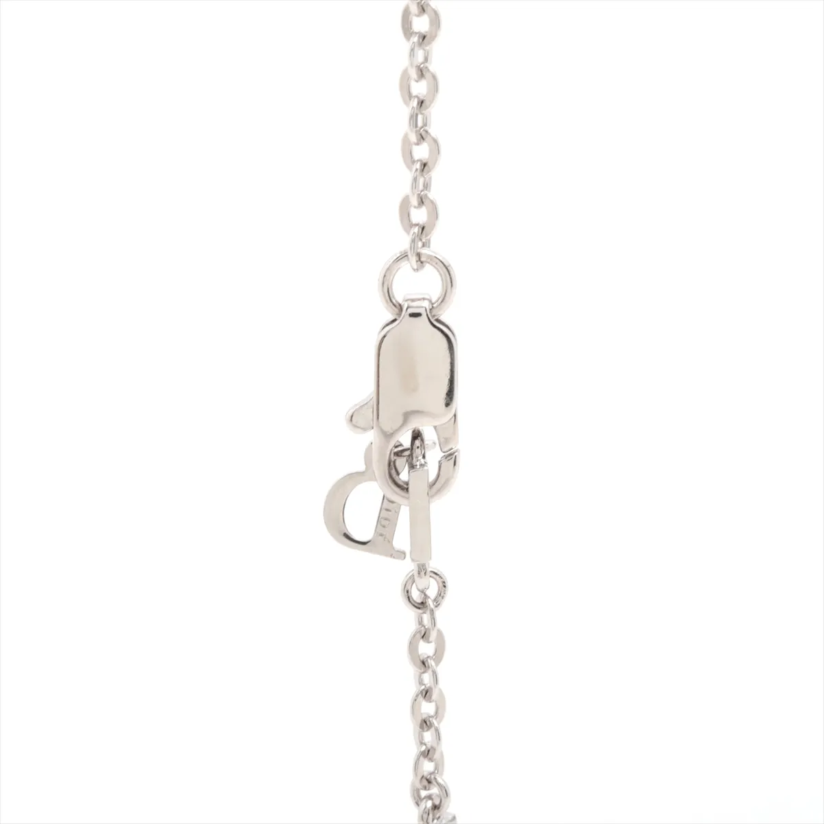 necklace, metal, silver, — view 3