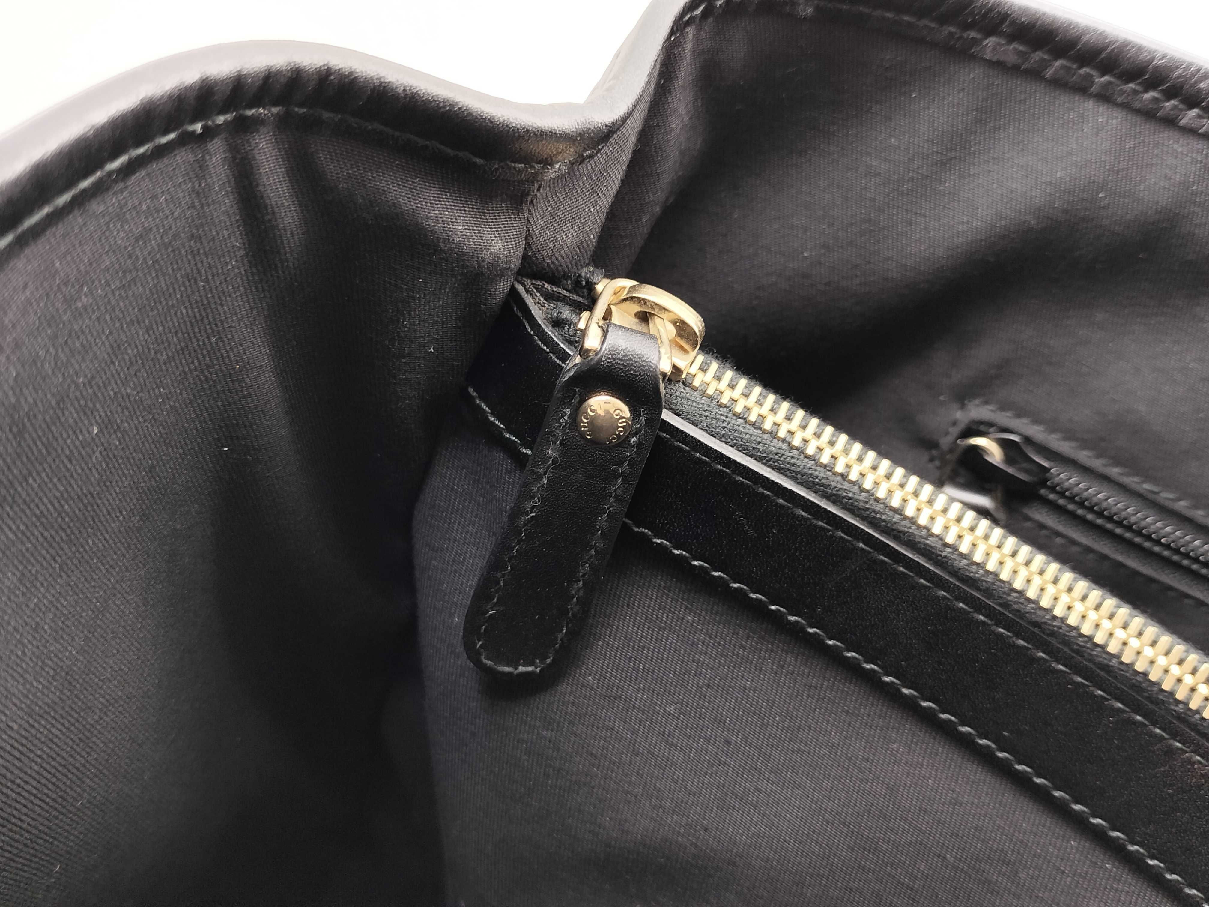 Diamante Leather Tote Bag, Black, Serial Tote Bag — view 11