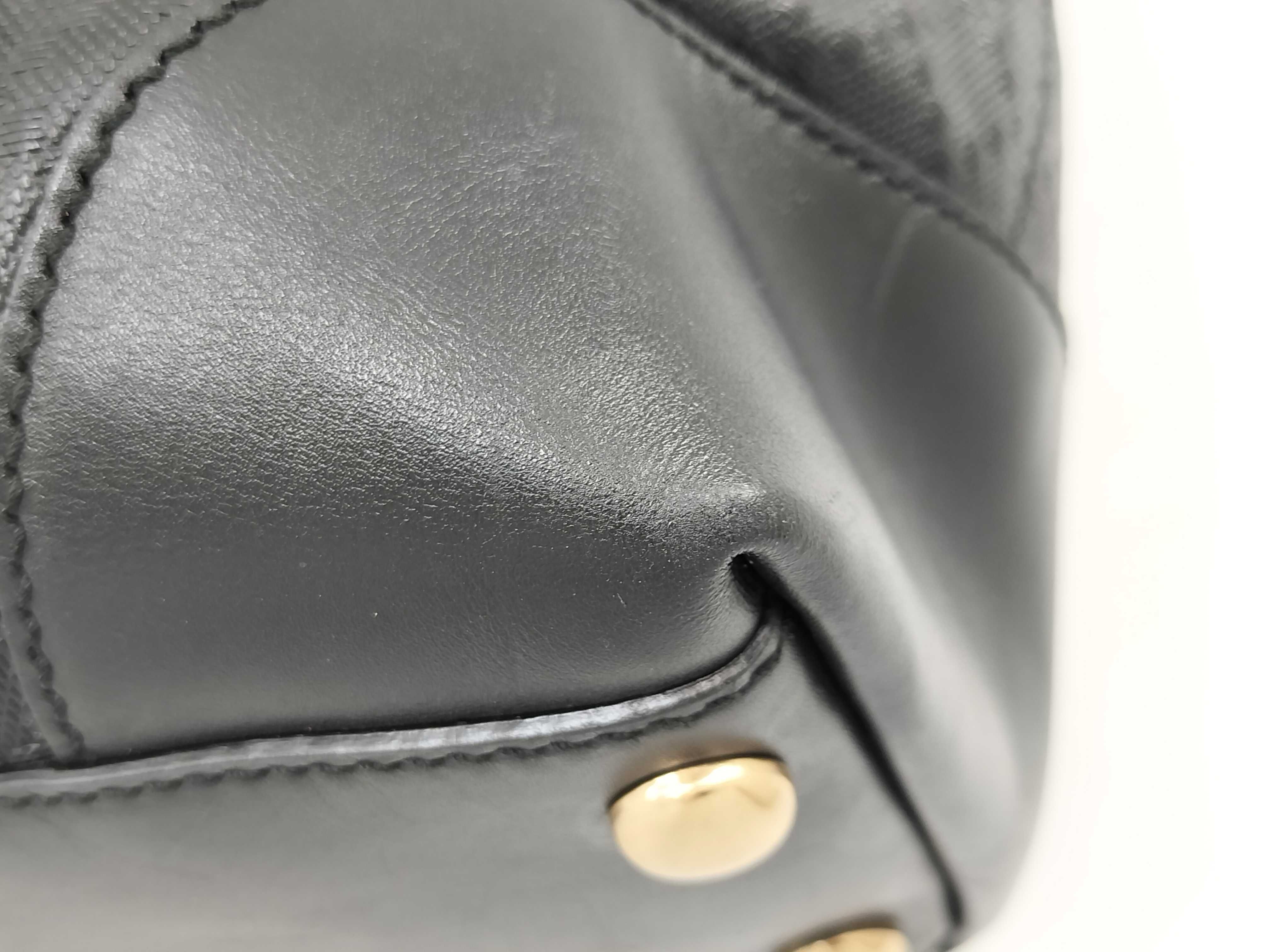 Diamante Leather Tote Bag, Black, Serial Tote Bag — view 4
