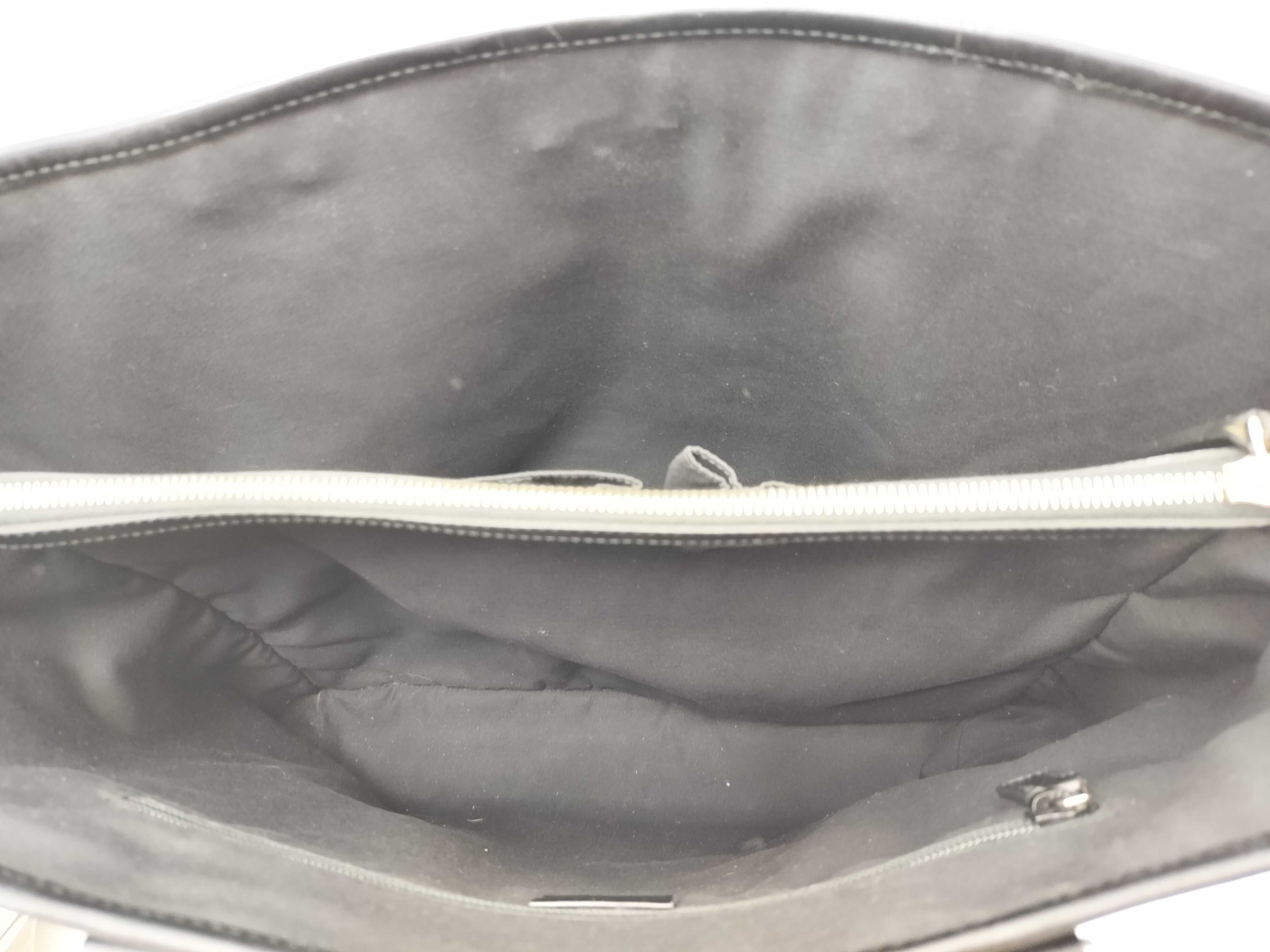 Diamante Leather Tote Bag, Black, Serial Tote Bag — view 10