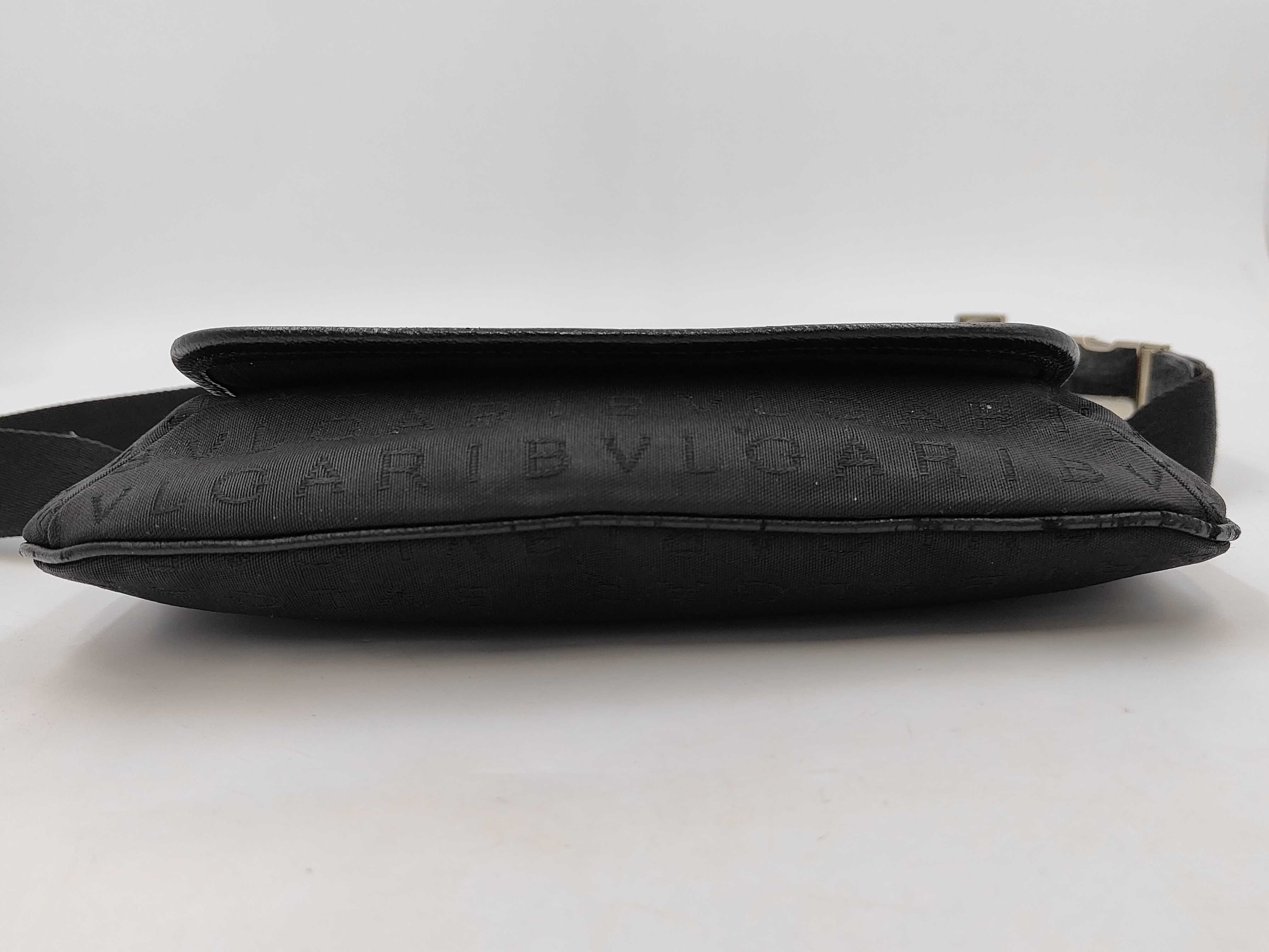 Bulgari Waist Bag Black Canvas Waist Bag — view 3
