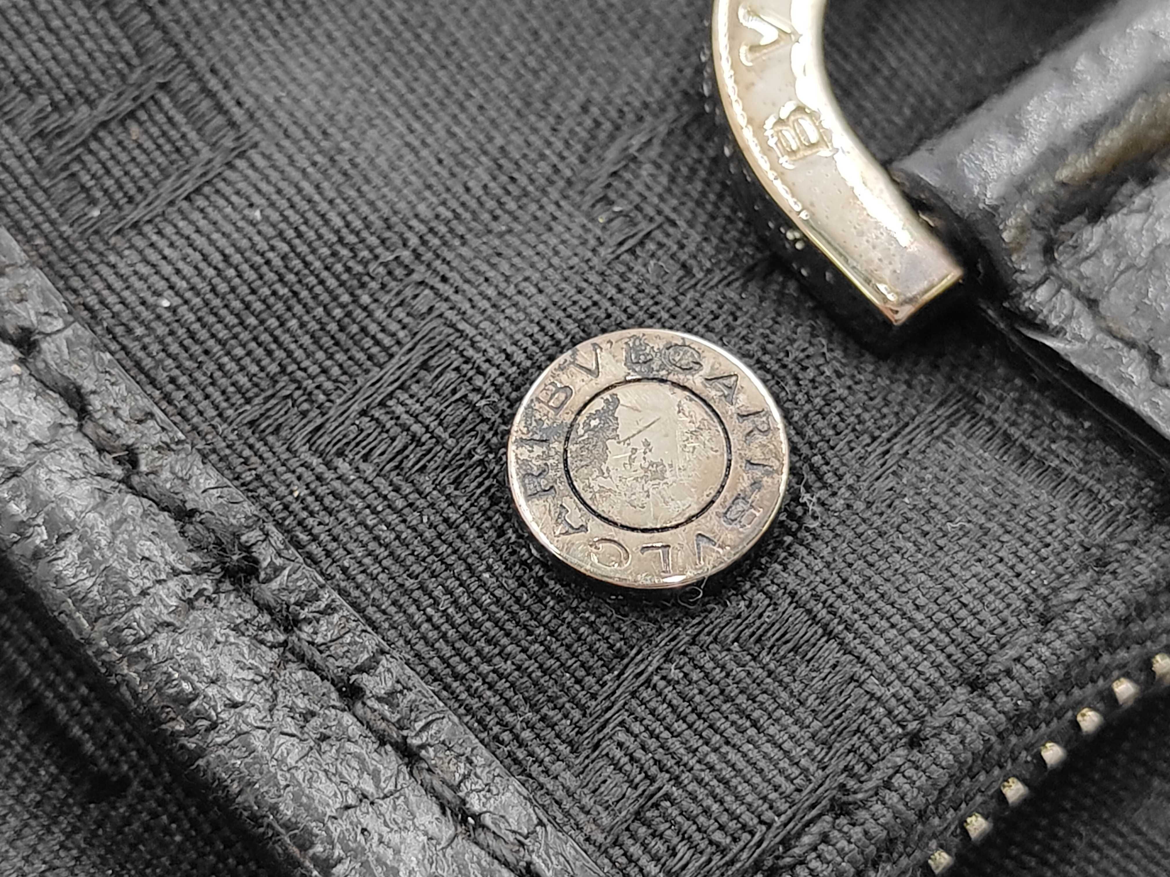 Bulgari Waist Bag Black Canvas Waist Bag — view 8